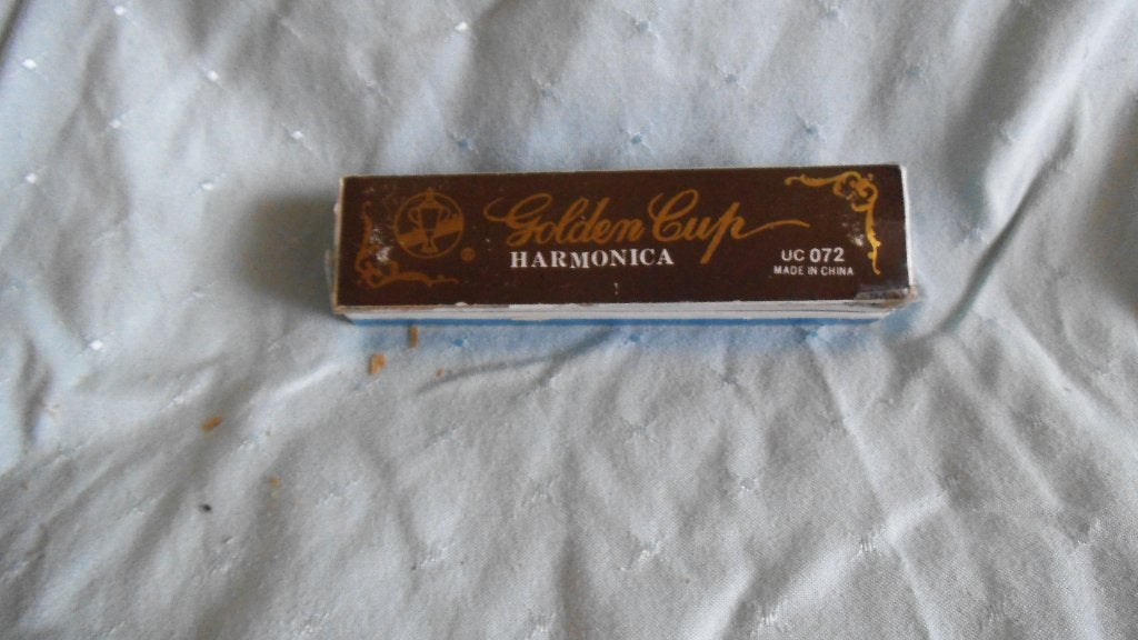 mondharmonica golden cup, Muziek en Instrumenten, Ophalen of Verzenden, Gebruikt, Met koffer of doosje