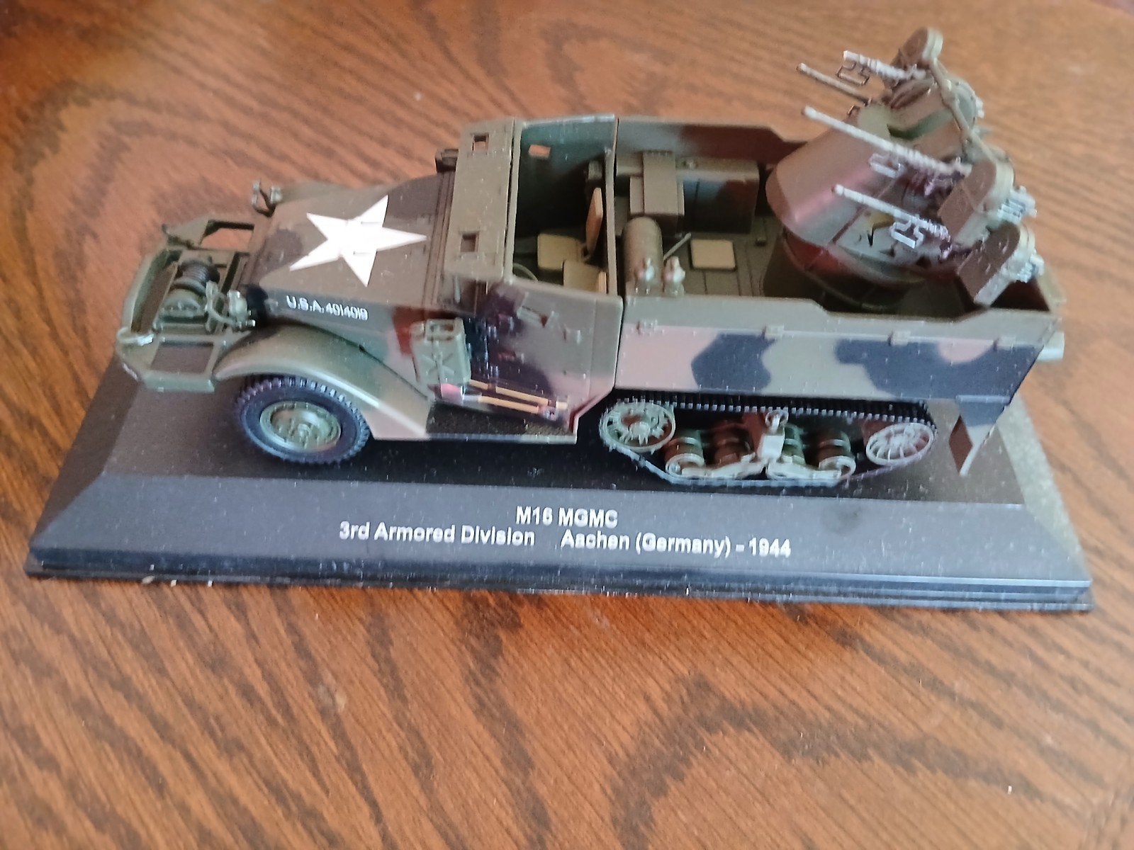 M16 MGMC Half-track Model 3rd Armored Division Aken 1944, Overige merken, Tank, 1:32 tot 1:50, Ophalen of Verzenden