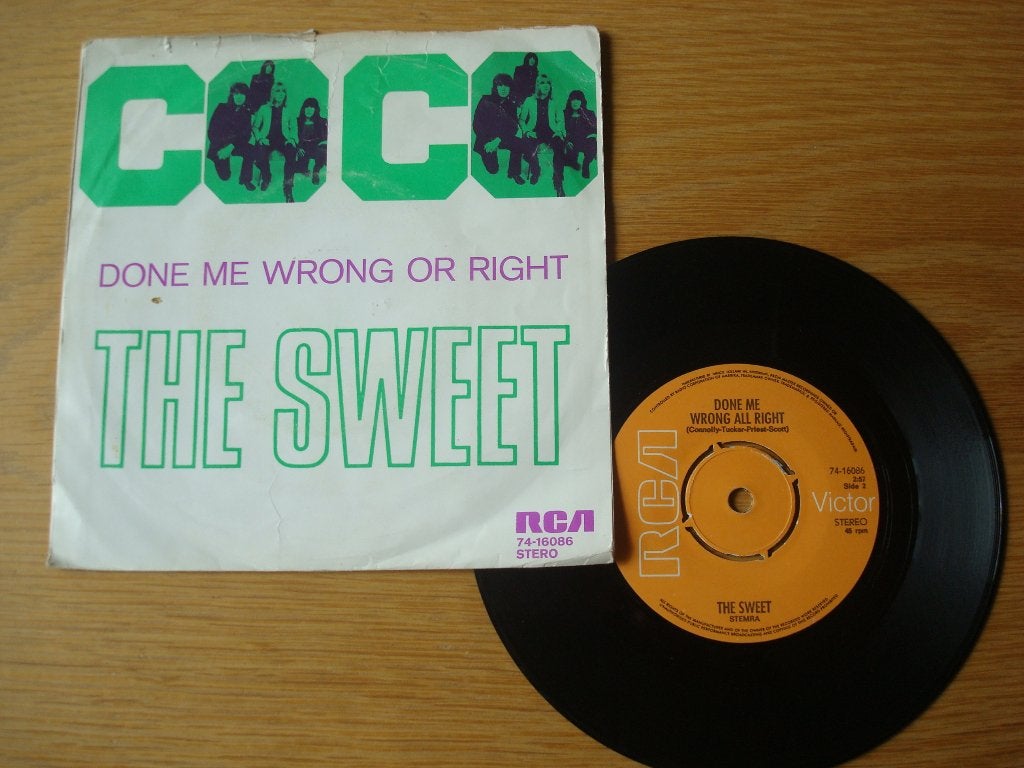 Single The Sweet, Ophalen of Verzenden, Zo goed als nieuw, 7 inch, Pop
