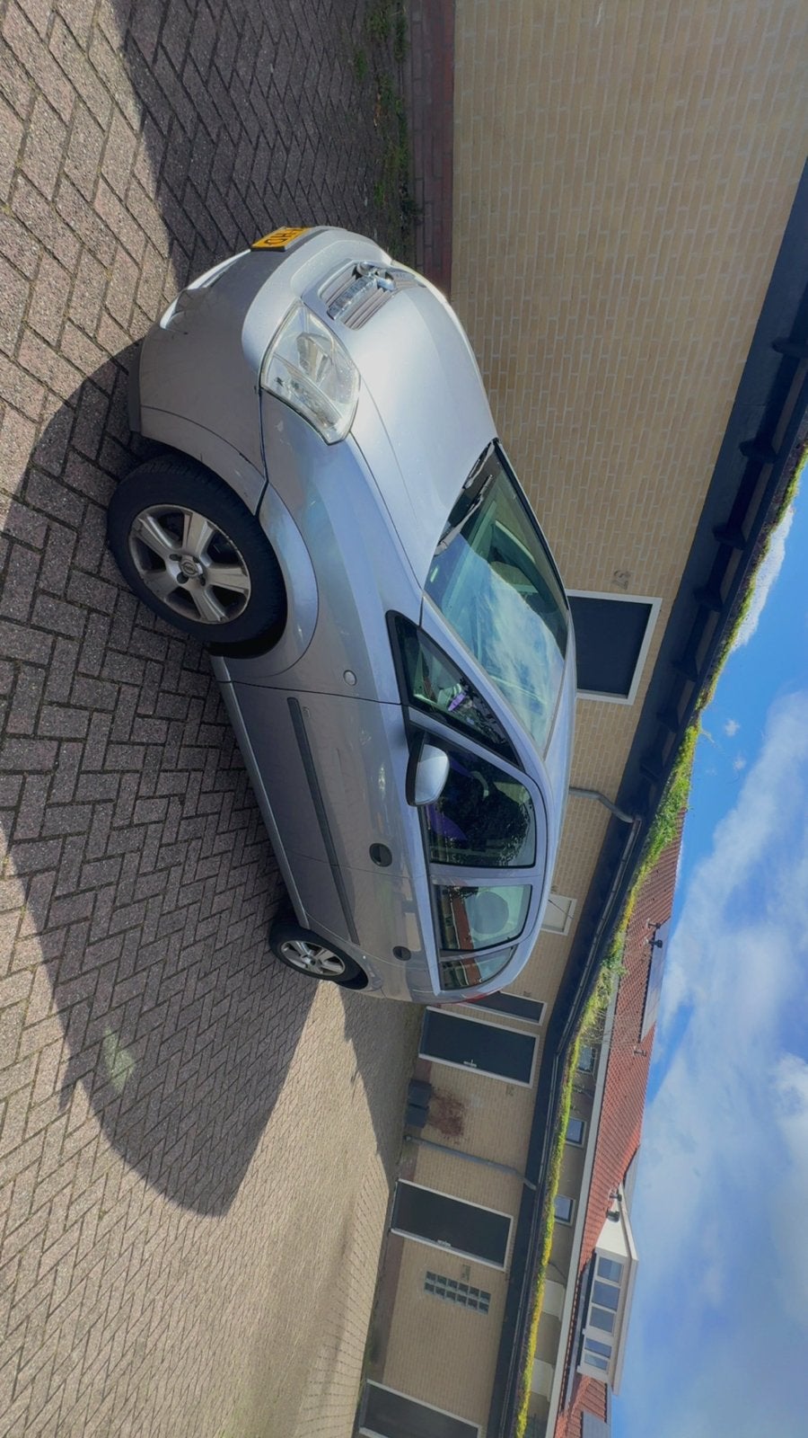 Opel Meriva 1.6 16V Easytronic 2004 Grijs, Auto's, 4 cilinders, 100 pk, 1200 kg, Particulier