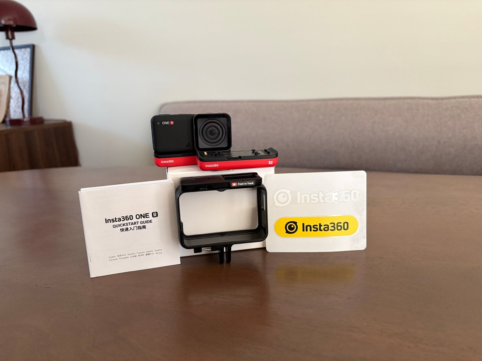 Insta360 ONE R 4K Wide Angle met 2 accu's en bodykit, Audio, Tv en Foto, Ophalen, Zo goed als nieuw, Overige merken
