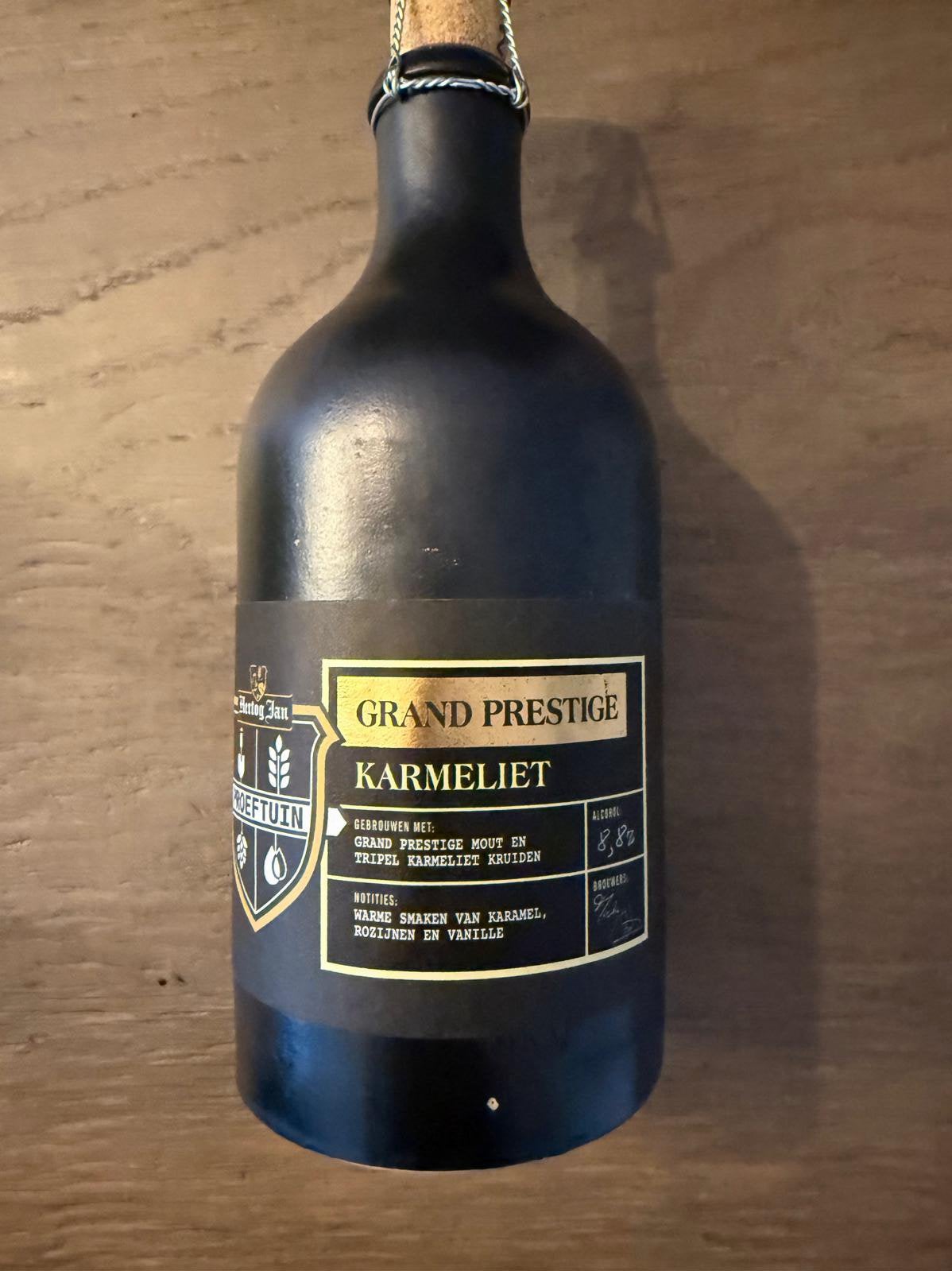 Heetog Jan Proeftuin “karmeliet”, Verzamelen, Verzenden, Zo goed als nieuw, Flesje(s), Hertog Jan