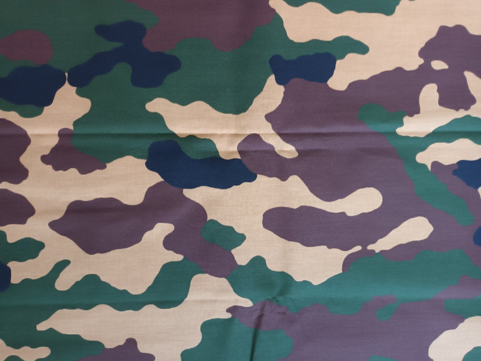Lap stof ong 50 x 235 cm zonder rek leger print legerprint, Ophalen of Verzenden, Zo goed als nieuw, 200 cm of meer, 30 tot 120 cm
