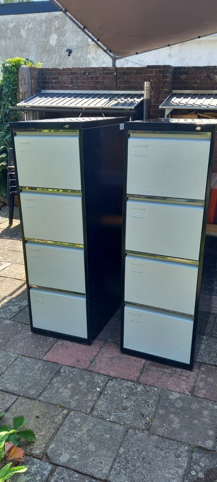 Te koop, 2 stalen archief ladekasten, Ophalen, 50 tot 100 cm, Zo goed als nieuw, Minder dan 100 cm