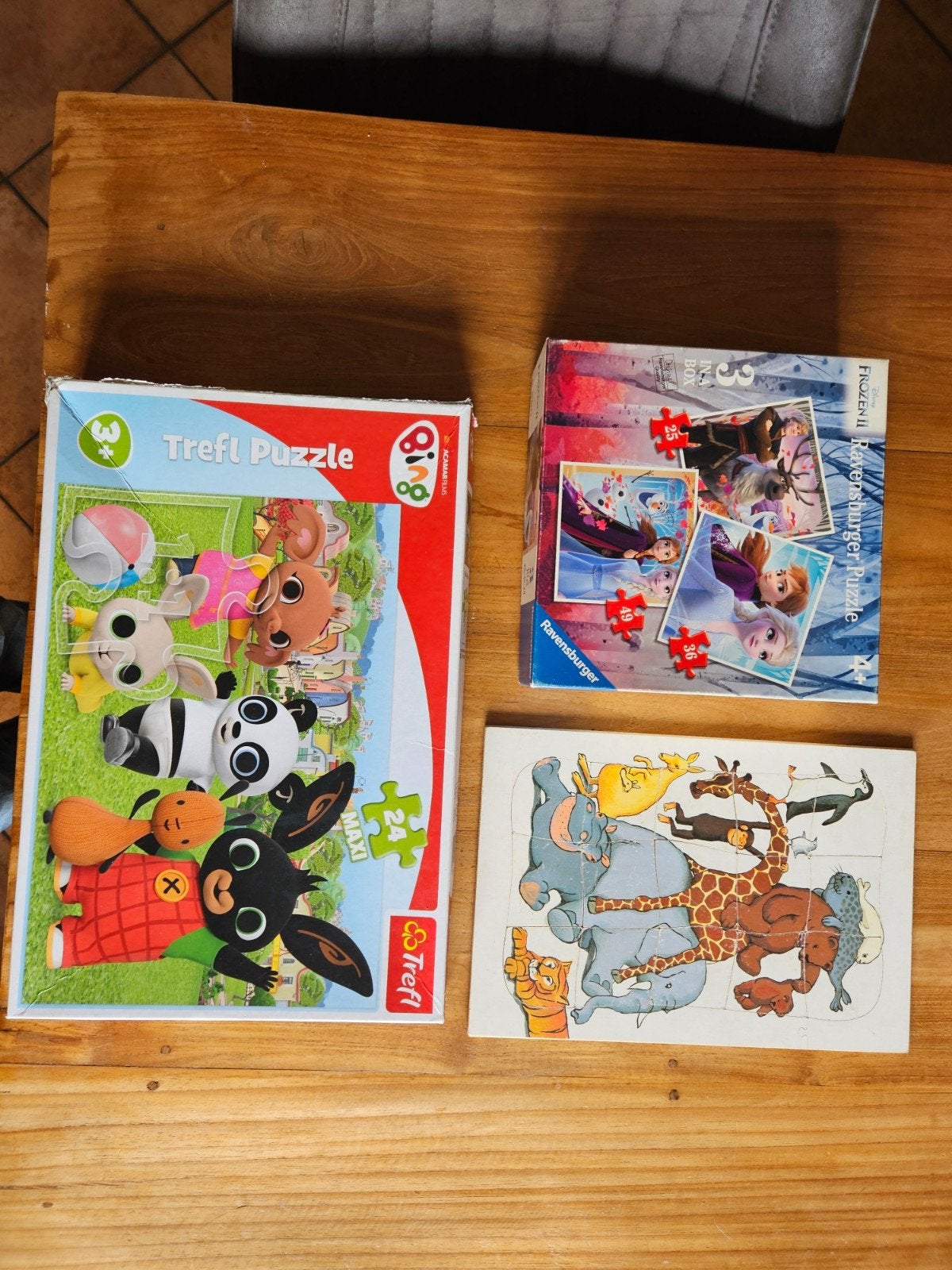 Leuke legpuzzels voor peuters - Bing, Frozen en dieren, Ophalen, 2 tot 4 jaar, Gebruikt, 10 tot 50 stukjes