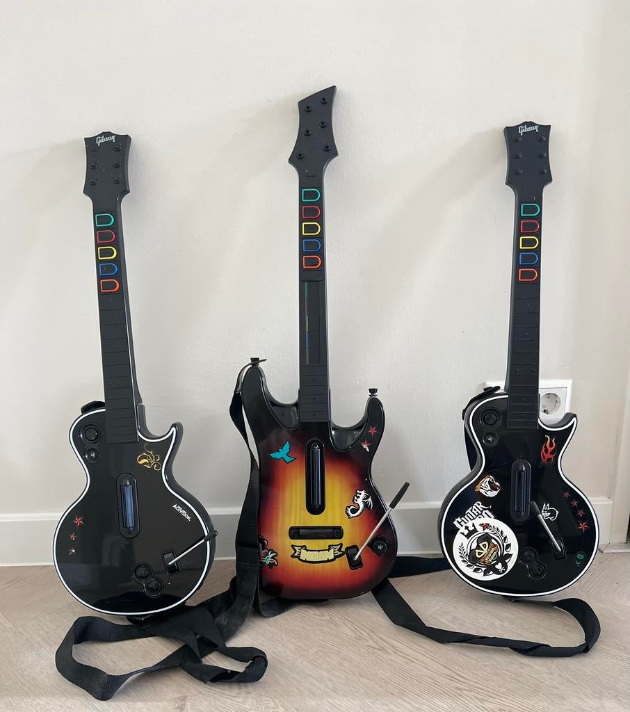 Guitar Hero: Legends of Rock - 3 gitaren, Ophalen, Zo goed als nieuw, Solid body, Overige merken
