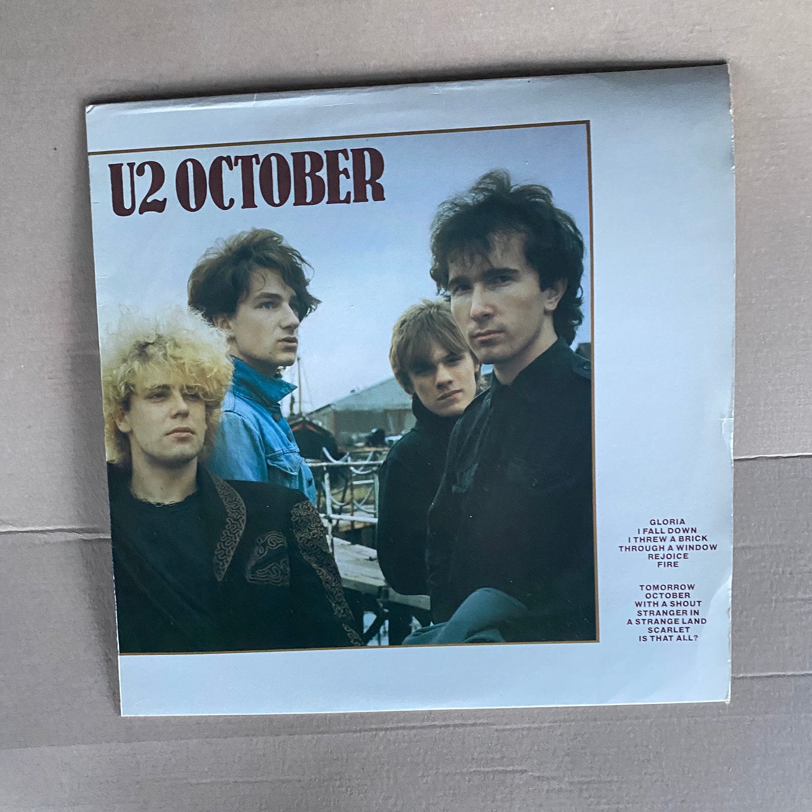 Lp - u2 - october, Ophalen of Verzenden, Gebruikt, 12 inch, Poprock