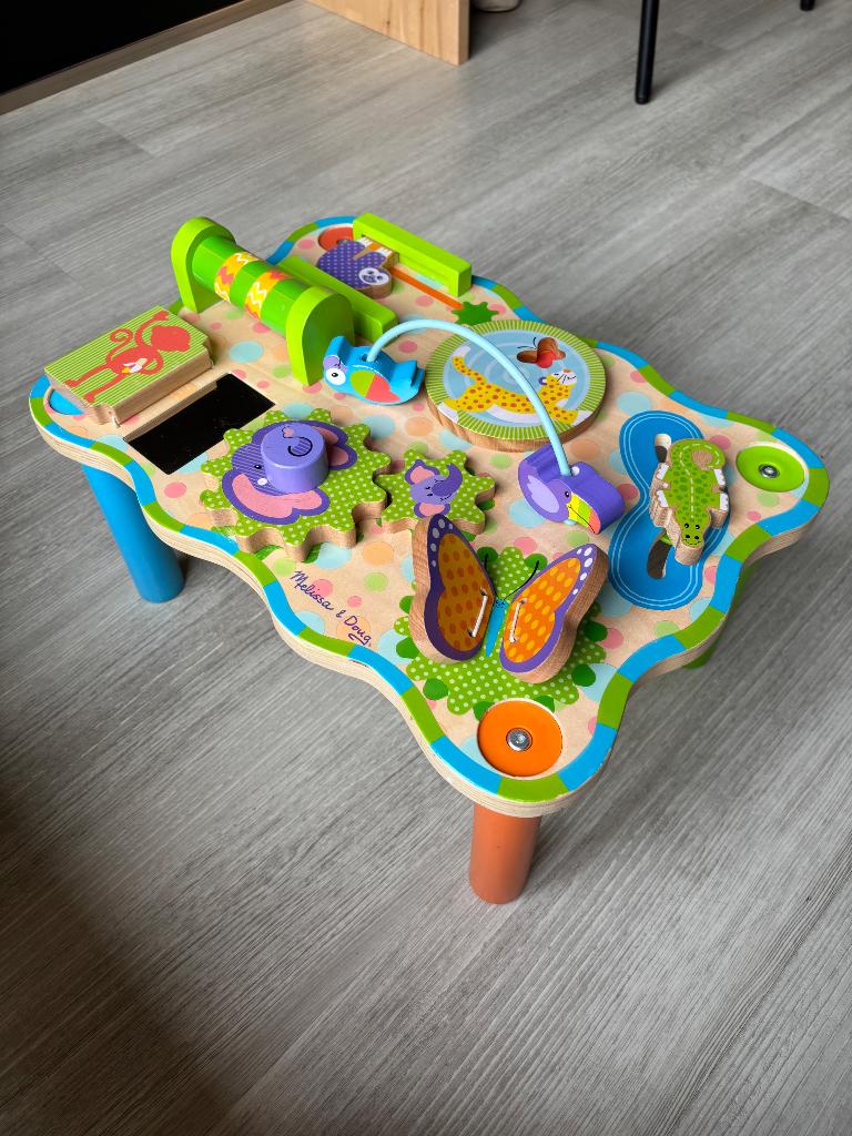 Melissa en Doug speeltafel, Ophalen of Verzenden, Gebruikt, Puzzelen