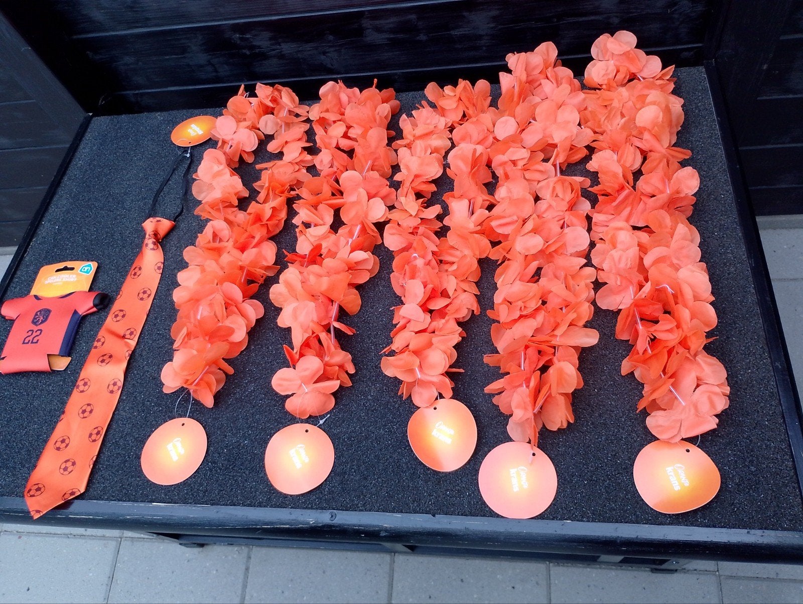 Wk artikelen, Ophalen, Versiering, Oranje of Koningsdag