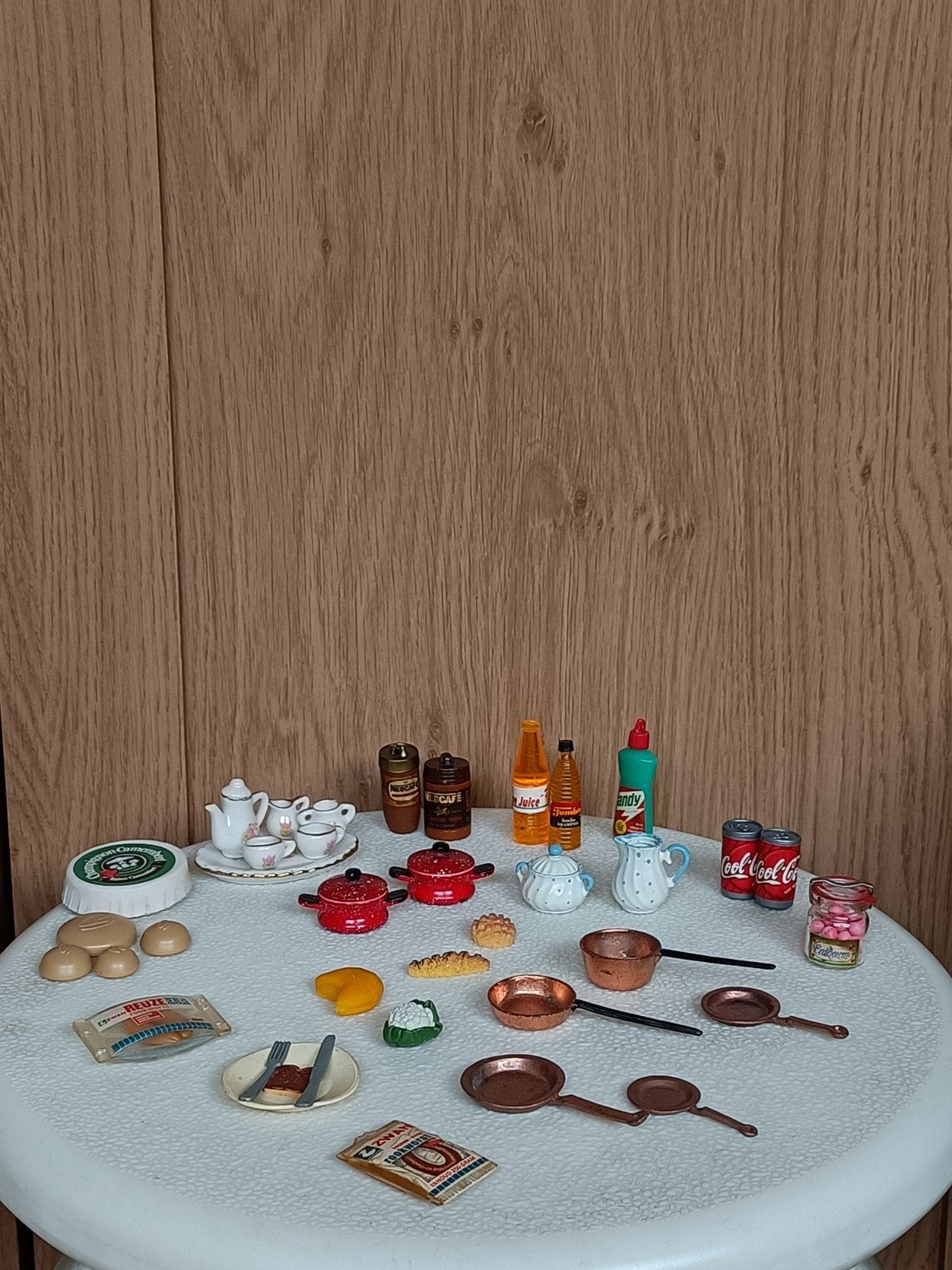 Veel keuken spulletjes poppenhuis, Ophalen of Verzenden, Gebruikt, Poppenhuis