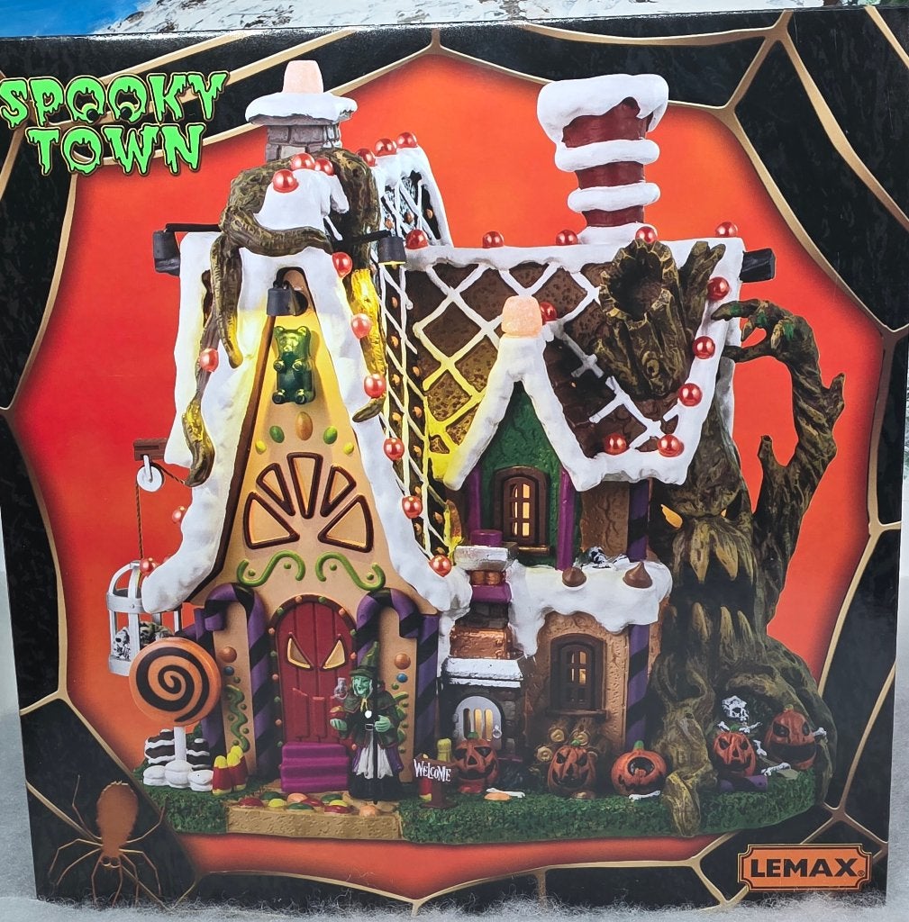 Lemax Spooky Town, Candy Witch Cottage, Diversen, Ophalen, Zo goed als nieuw