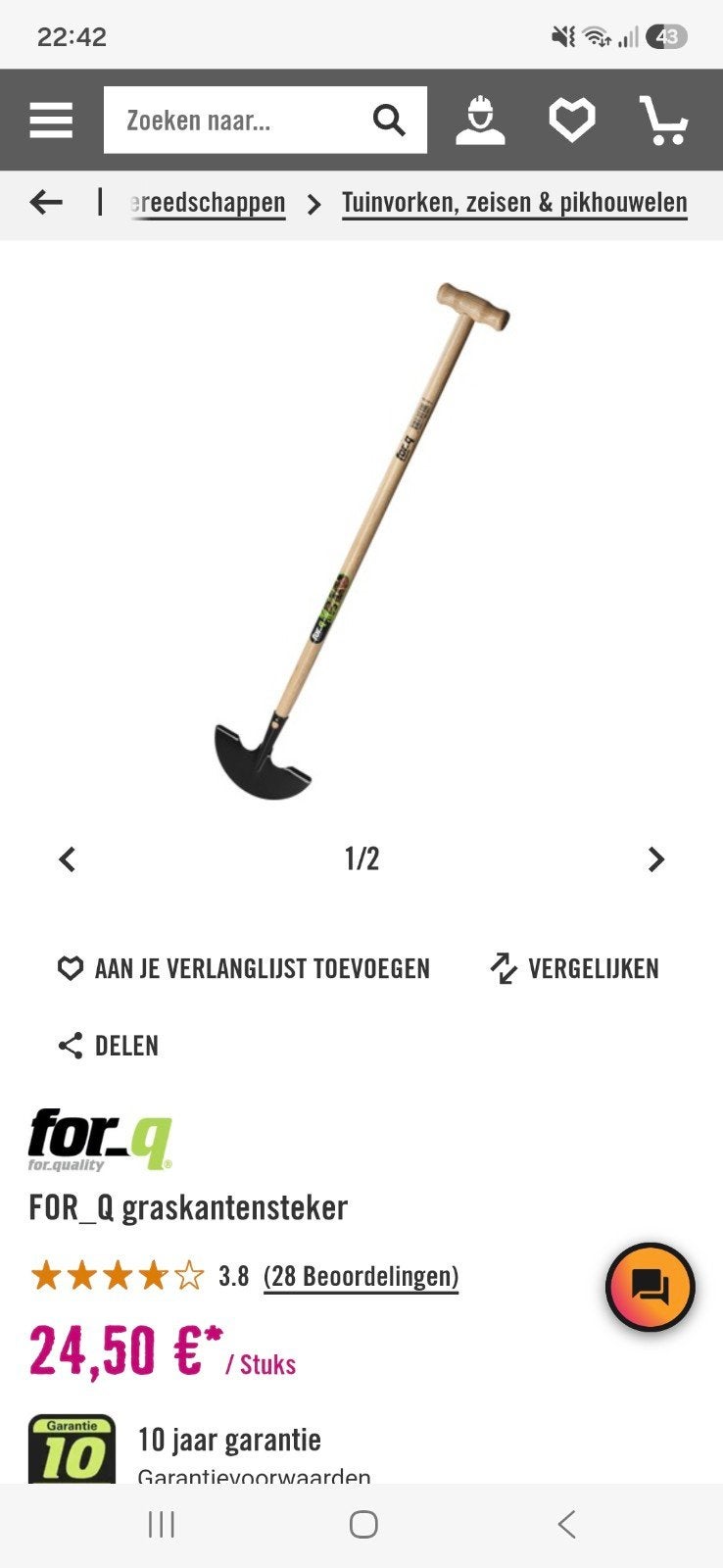 Kantensteker, Ophalen
