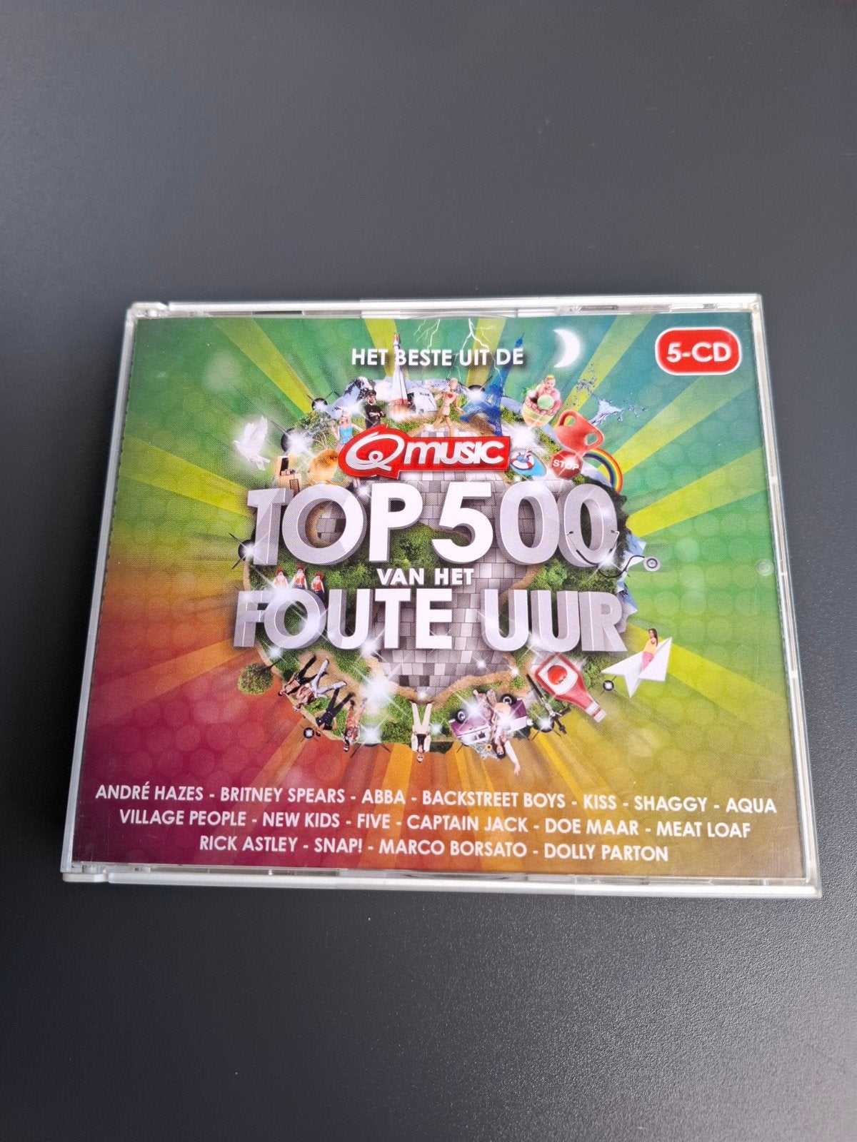 Qmusic Top 500 van het Foute Uur (5-CD Boxset), Boxset, Pop, Ophalen of Verzenden, Zo goed als nieuw
