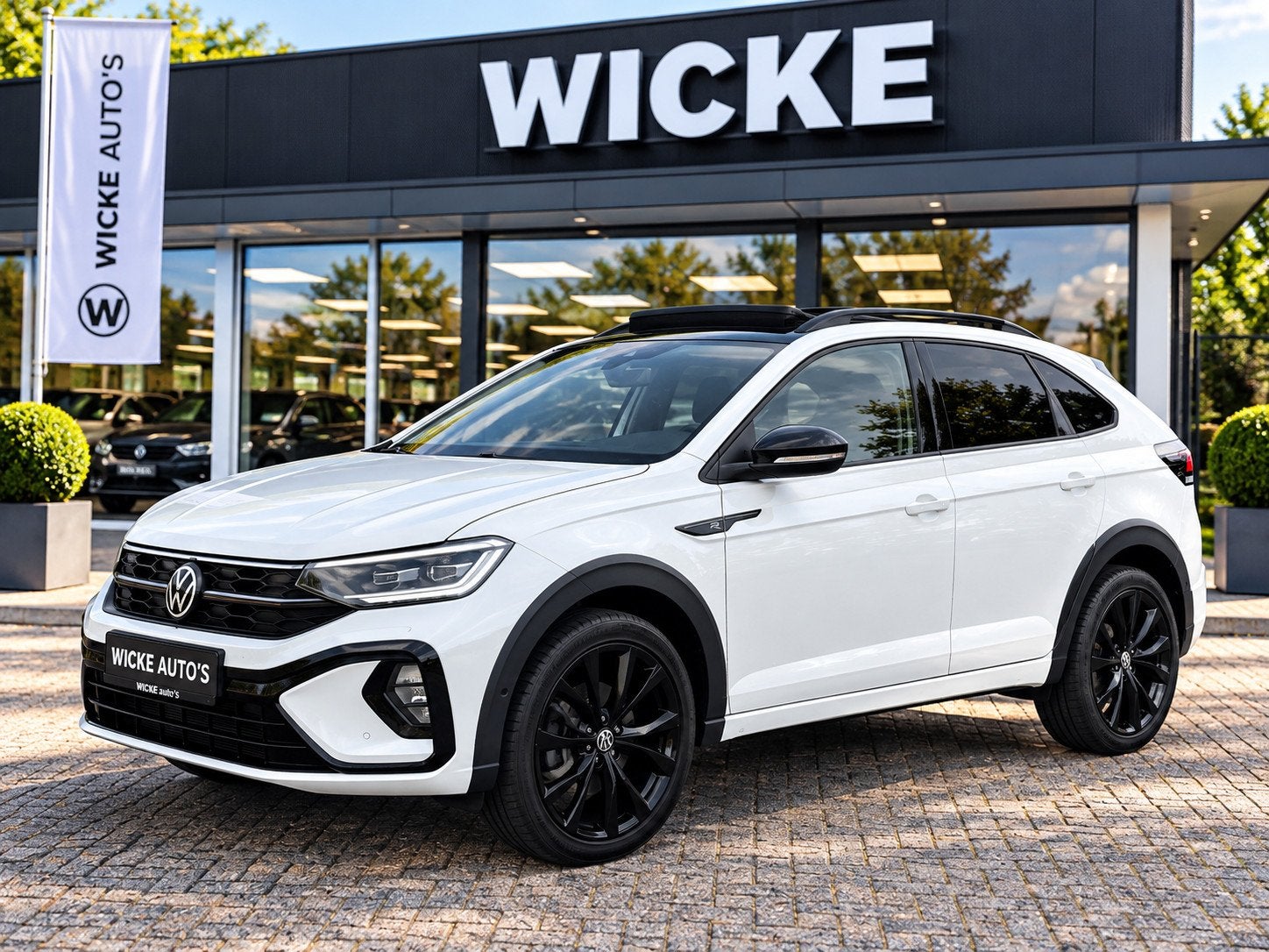 Volkswagen Taigo 1.5 TSI 2X R-Line DSG Panorama Camera Virtu, Dealer onderhouden, Zwart, 4 cilinders, 150 pk