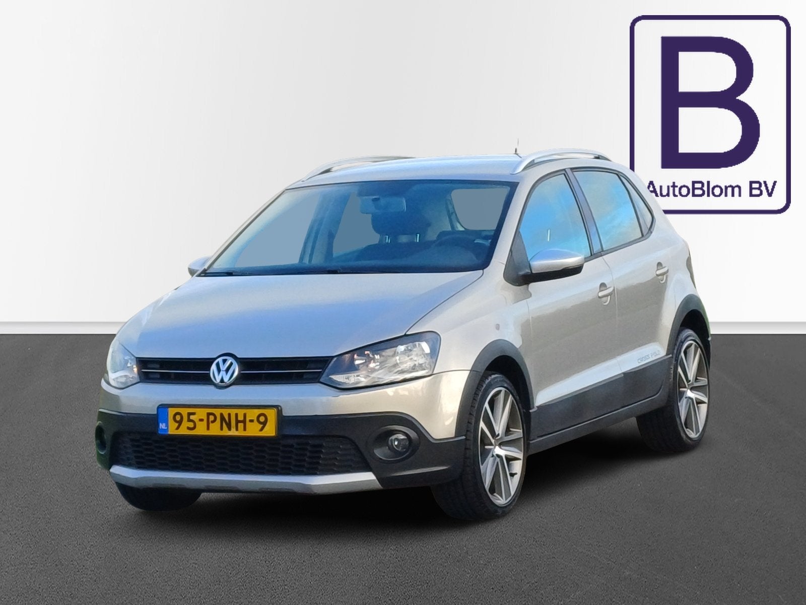 Volkswagen Polo 1.2 TSI Cross /Lage km/Goed onderhouden/Orig, Auto's, Euro 5, Stof, Beige, Origineel Nederlands