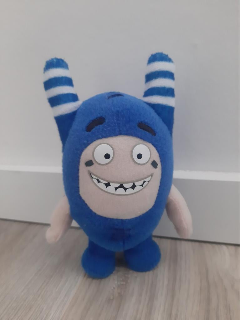 Knuffel oddbods blauw pop jongen K8434, Kinderen en Baby's, Speelgoed | Knuffels en Pluche, Zo goed als nieuw, Overige typen, Ophalen of Verzenden