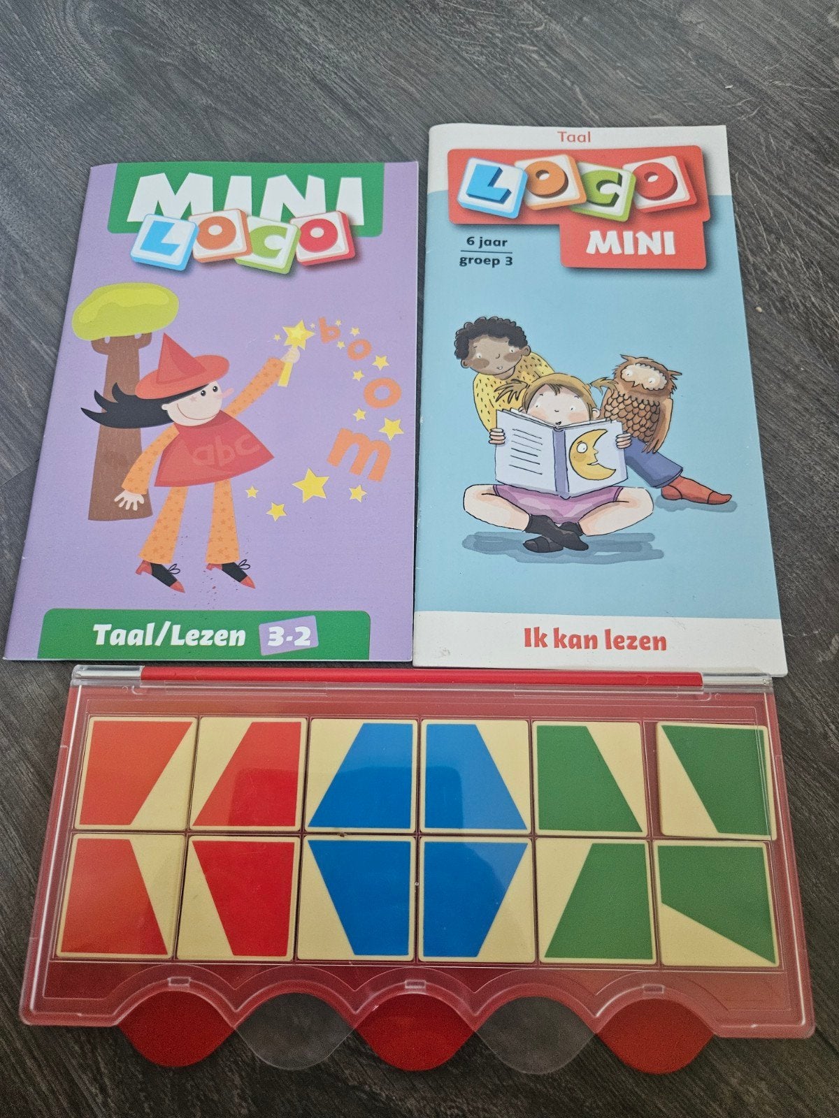 Mini Loco met 2 boekjes: Taal/Lezen en Ik kan lezen, Ophalen of Verzenden, Gebruikt, Taal en Lezen