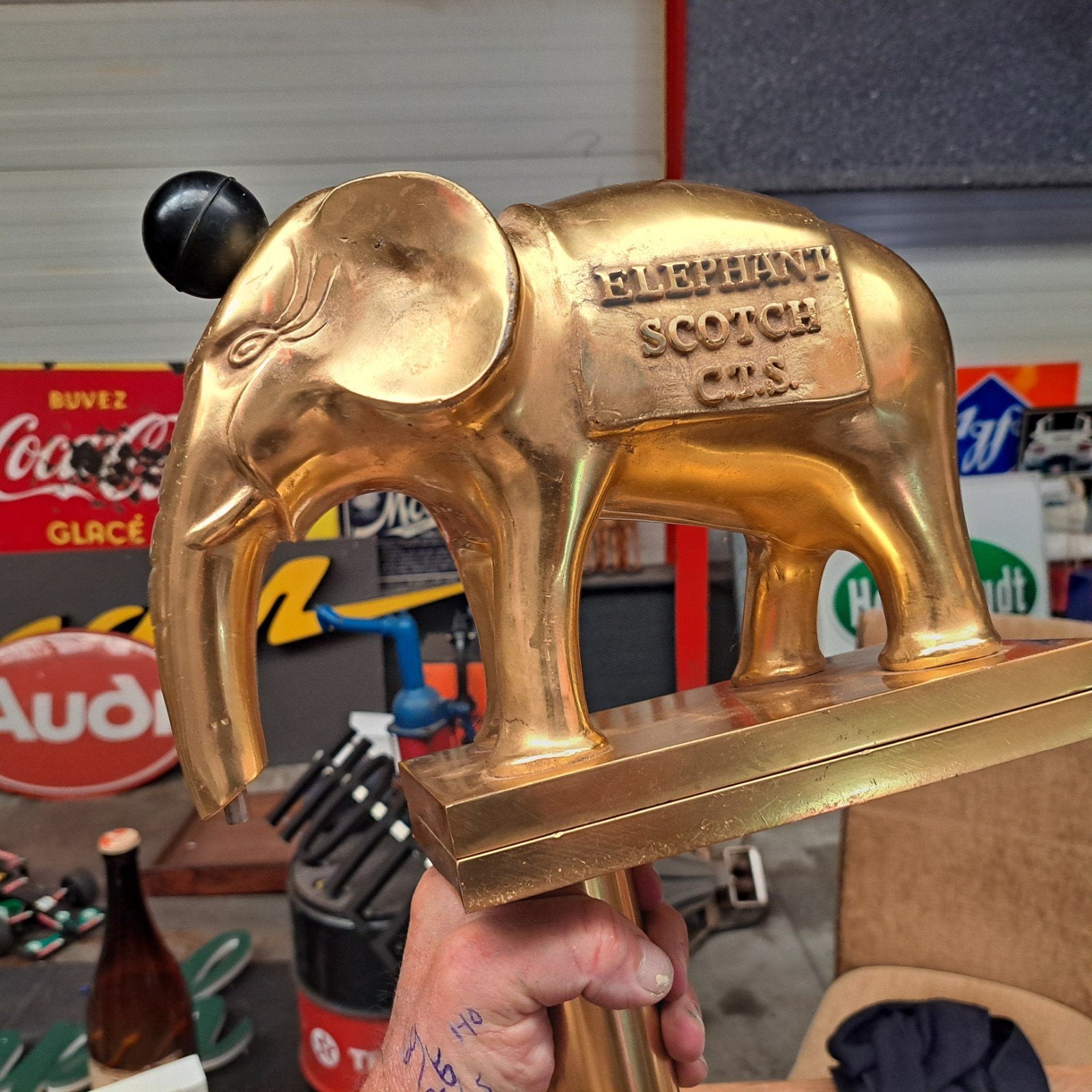 Vintage Elephant scotch cts biertap, Verzamelen, Ophalen of Verzenden, Gebruikt, Gebruiksvoorwerp