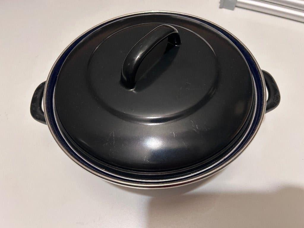 BK Fortalit Emaille braadpan 24cm/2.5L, Ophalen, Gebruikt, Braadpan, BK