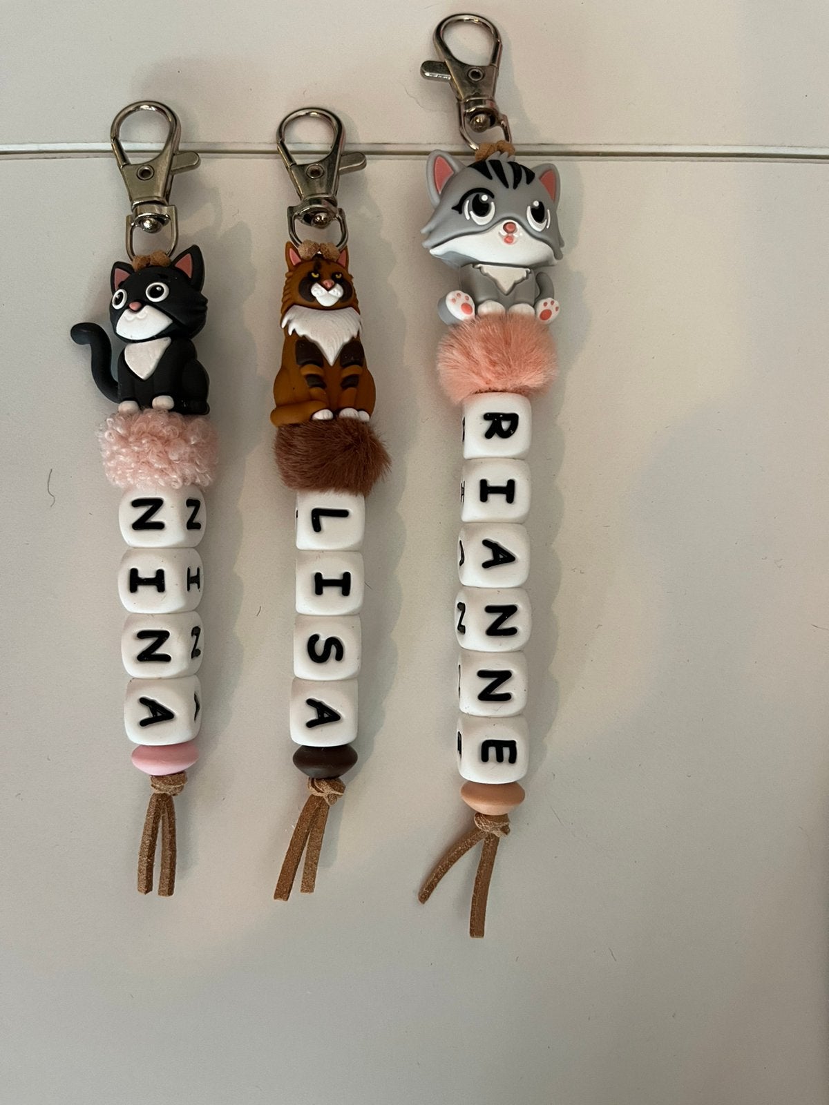 Naamsleutelhanger als kraamcadeau, Kinderen en Baby's, Kraamcadeaus en Geboorteborden, Ophalen of Verzenden, Zo goed als nieuw