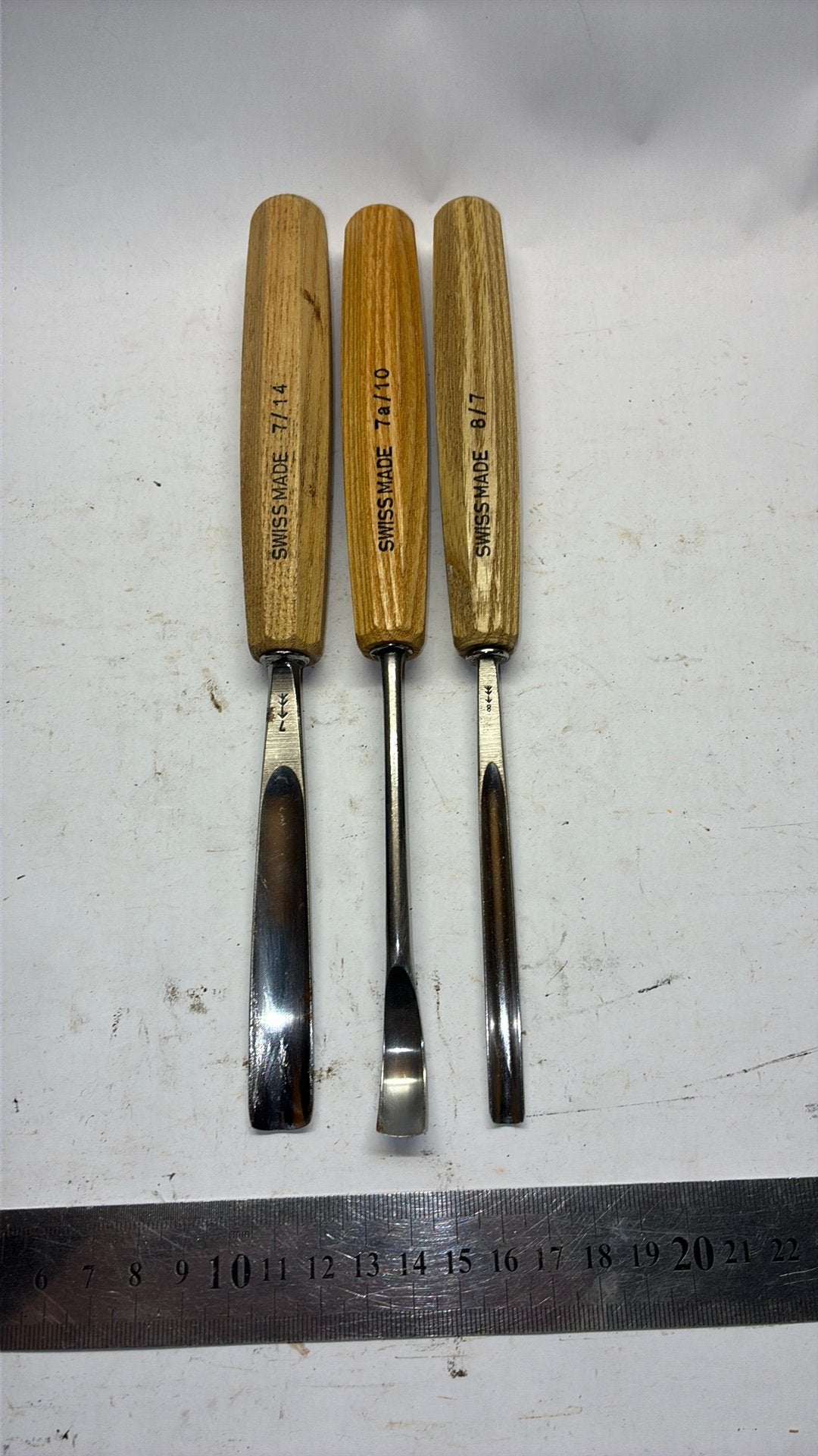 3 PFEIL gutsen ( swiss made guts beitels ), Ophalen of Verzenden, Zo goed als nieuw, Meerdere media