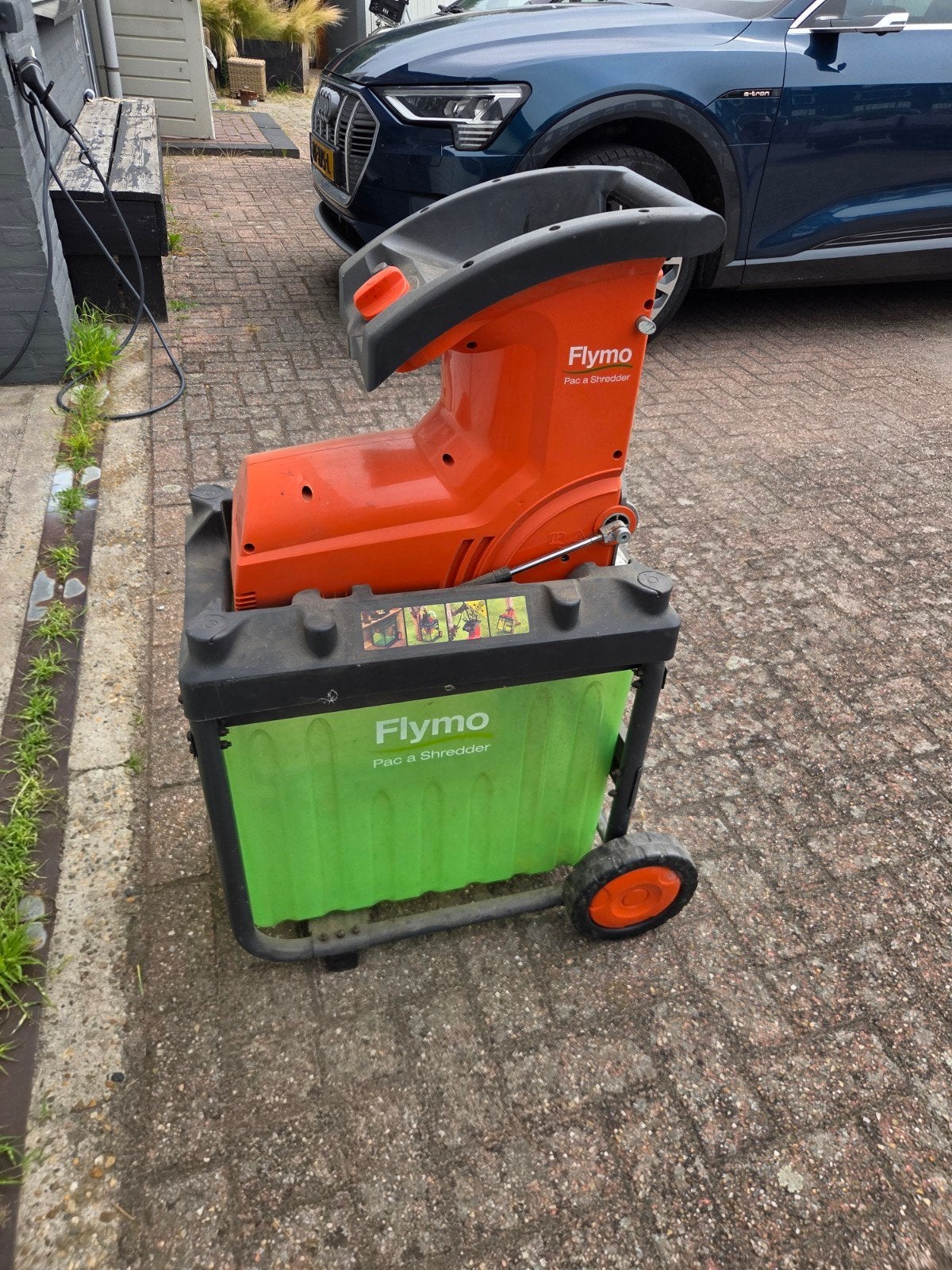 Flymo Pac a Shredder, Ophalen, Gebruikt, Flymo, Met opvangbak