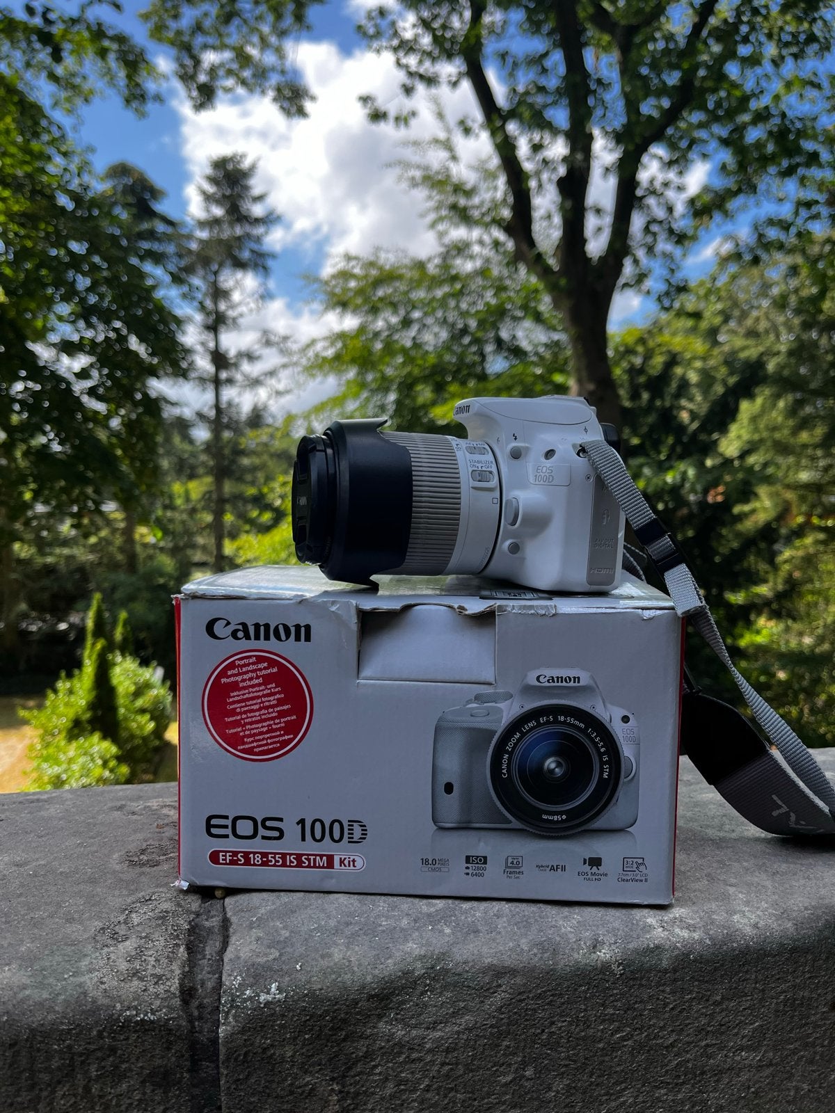 Canon EOS 100D Spiegelreflexcamera met EF-S 18-55mm lens, Audio, Tv en Foto, Fotocamera's Digitaal, Spiegelreflex, Verzenden, Canon