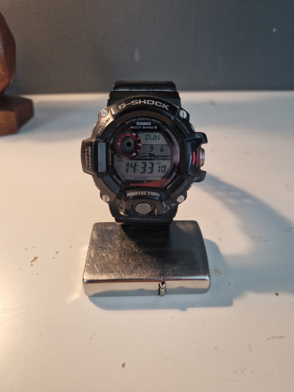 Casio G-Shock Rangeman GW-9400 Horloge - Zo goed als nieuw, Casio G-Shock, Zwart, Ophalen of Verzenden, Zo goed als nieuw