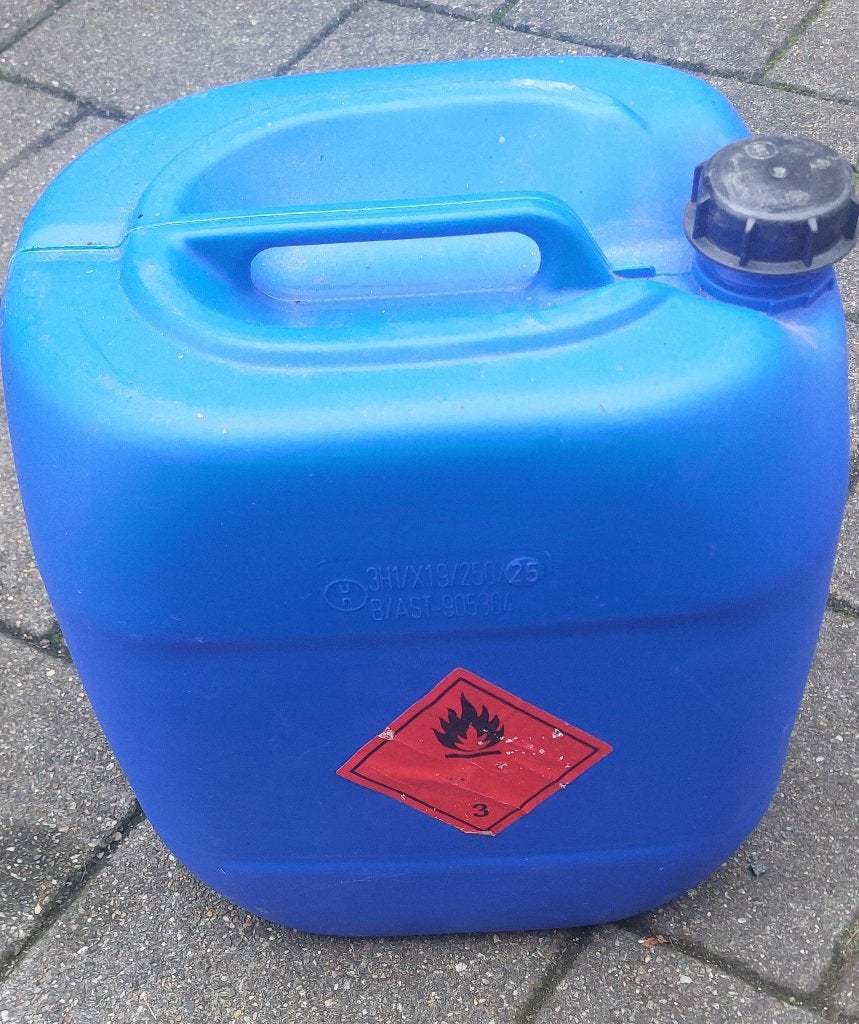 Diverse jerrycan voor benzine - 25 liter, Ophalen of Verzenden