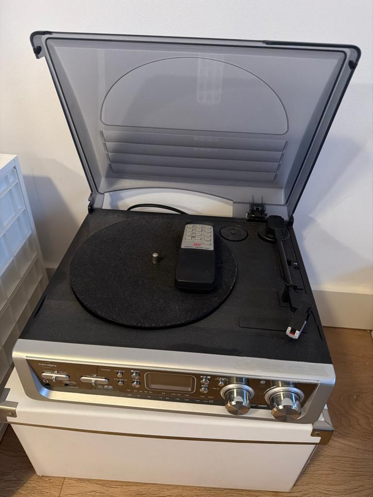 InnoValley Platenspeler met USB/SD/CD/Radio en Afstandsbedie, Audio, Tv en Foto, Platenspelers, Overige merken, Ophalen of Verzenden