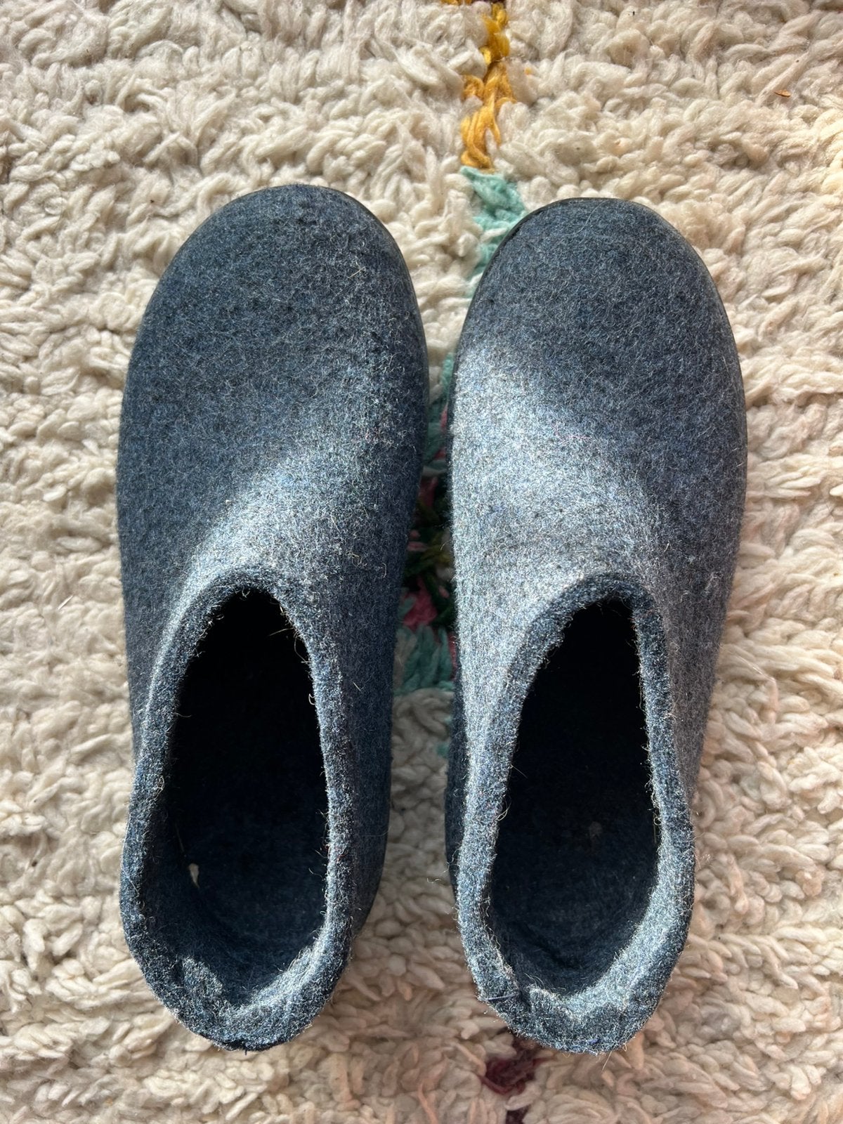 Wollen lantoffels Glerups 43, Overige kleuren, Ophalen of Verzenden, Zo goed als nieuw, Pantoffels of Sloffen