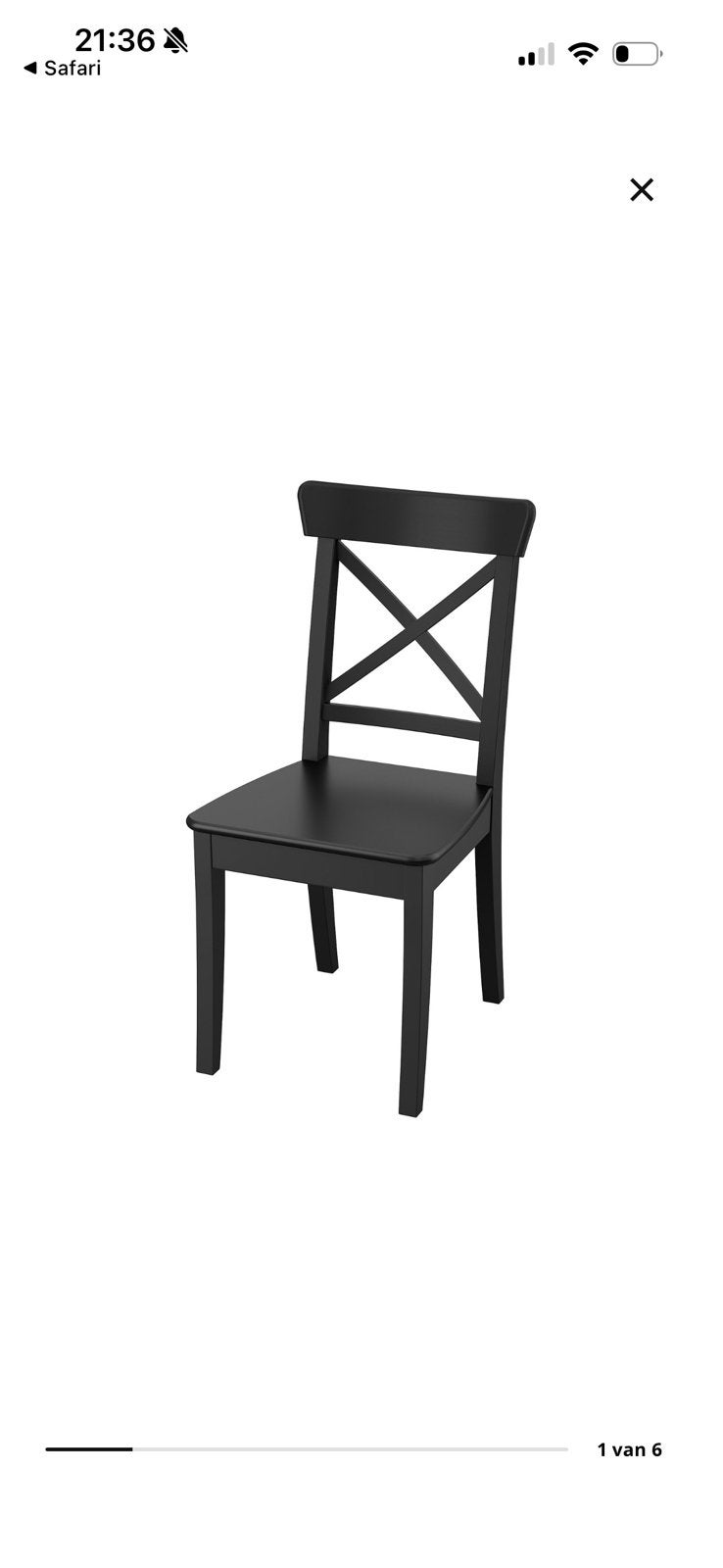 4 eetkamer stoelen, Ophalen of Verzenden, Zo goed als nieuw, Grijs