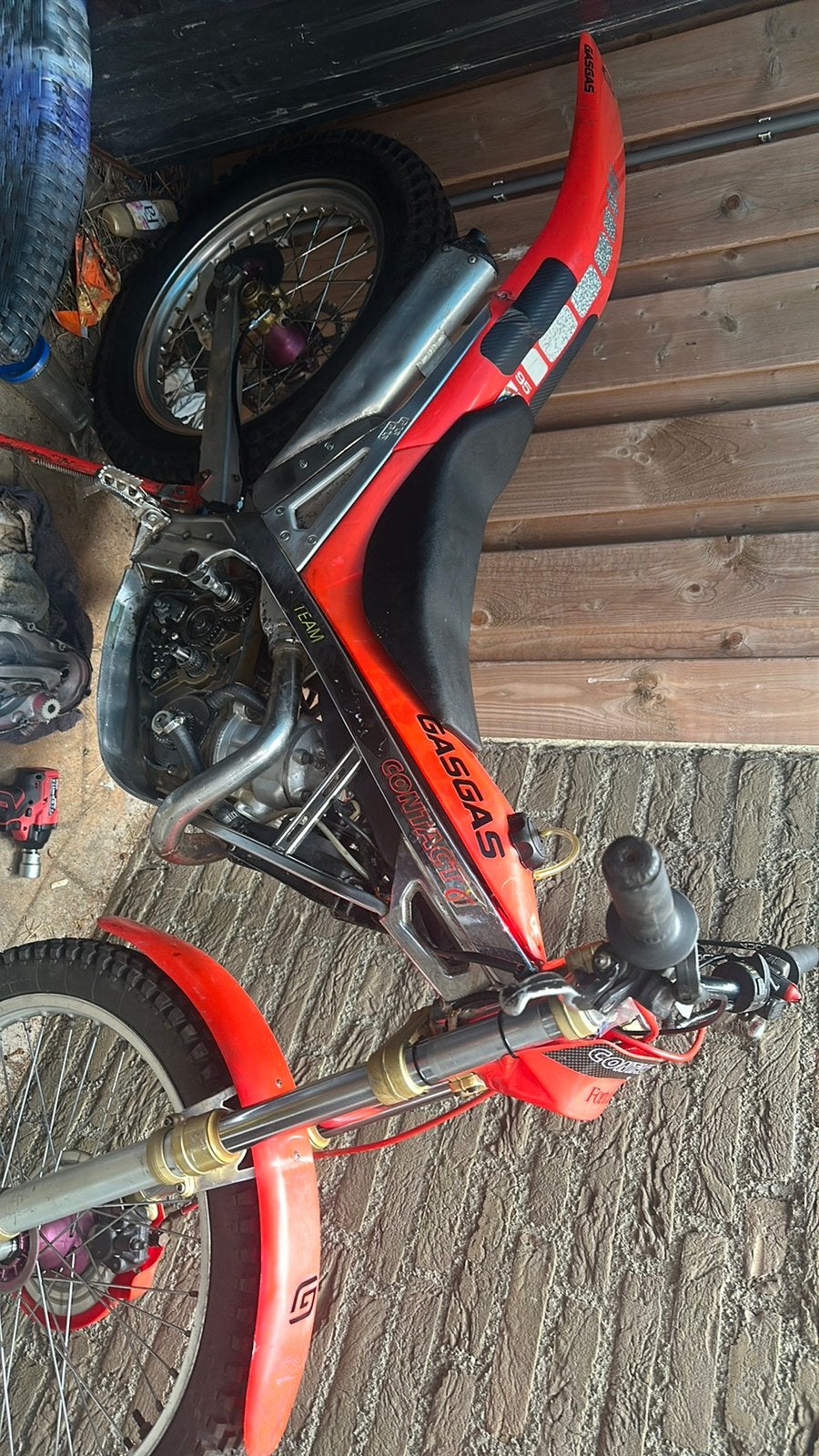 Gas gas motor  250cc 2t, Ophalen of Verzenden, Zo goed als nieuw, Aluminium, 24 inch of meer