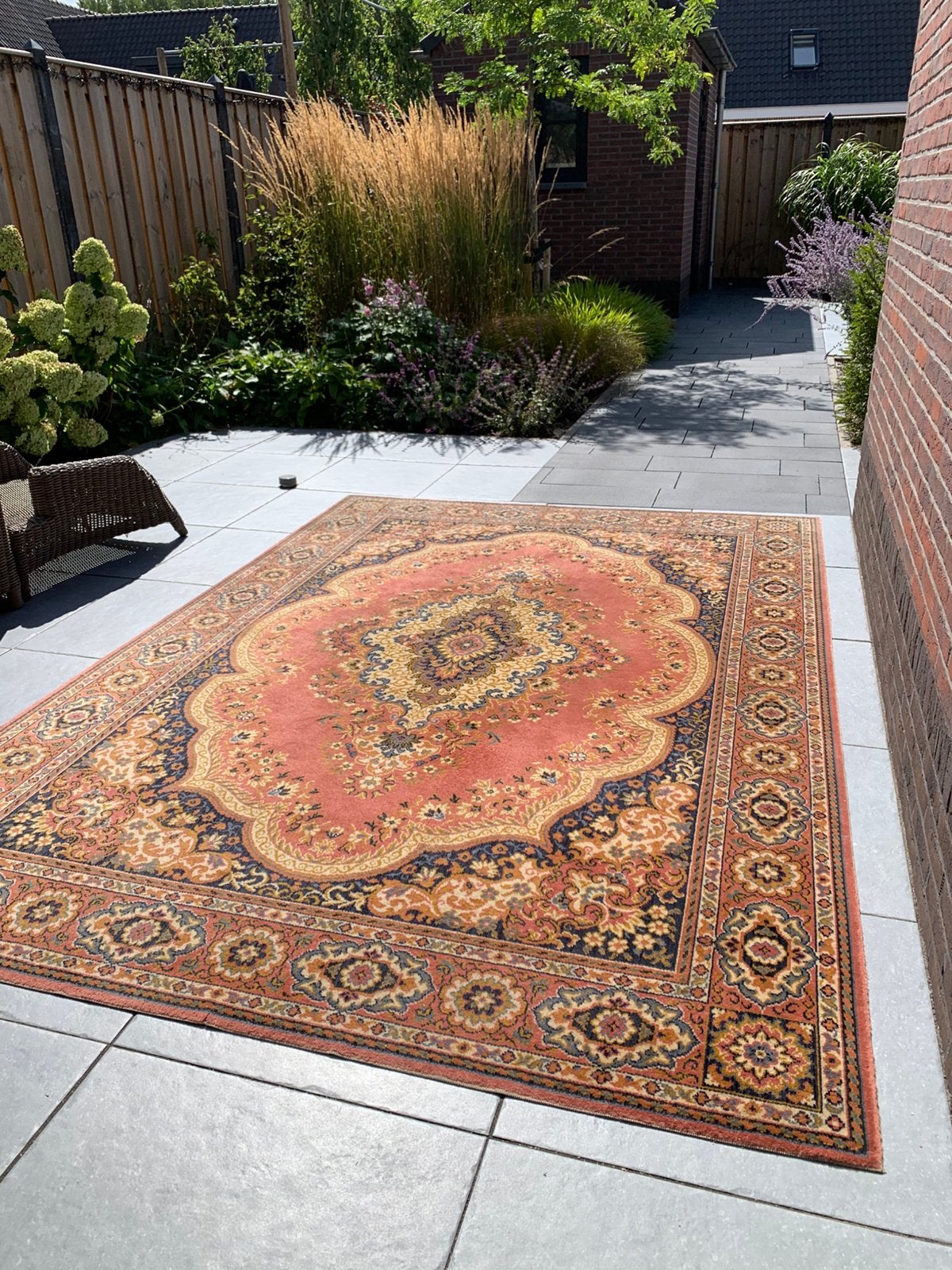 Super Leuk Oud Roze Vintage Vloerkleed., Ophalen, 150 tot 200 cm, 200 cm of meer, Zo goed als nieuw
