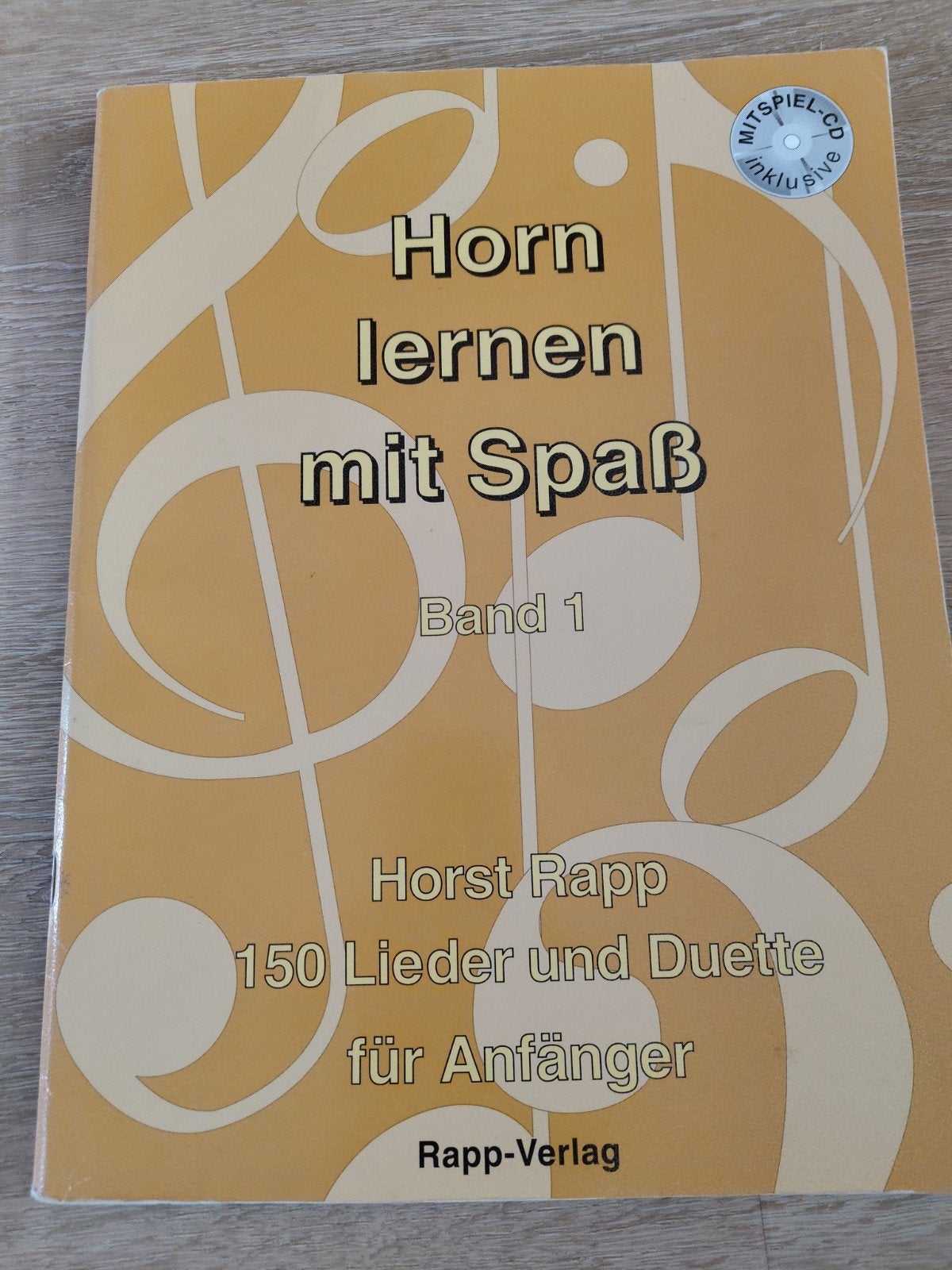 Hoorn lesboek. Horn lernen mit Spass-voor beginners. Met CD, Ophalen of Verzenden, Les of Cursus, Overige genres, Hoorn