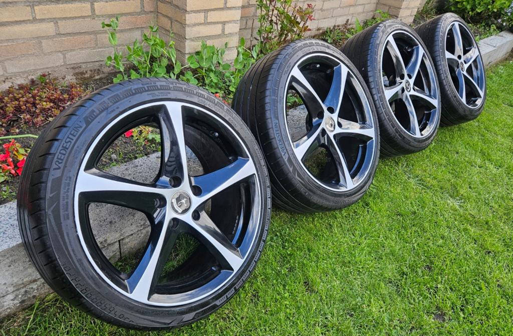 18inch 5x108 velgen met Vredestein Ultrac Pro zomerbanden, Auto-onderdelen, Banden en Velgen, Ophalen, 18 inch, Gebruikt, Banden en Velgen