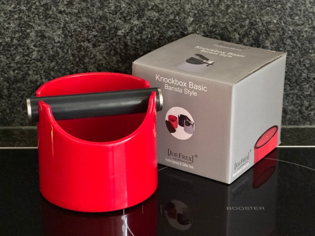 JoeFrex Knockbox / Tee box Basic Red, Ophalen of Verzenden, Zo goed als nieuw, Barista-accessoire, Krups