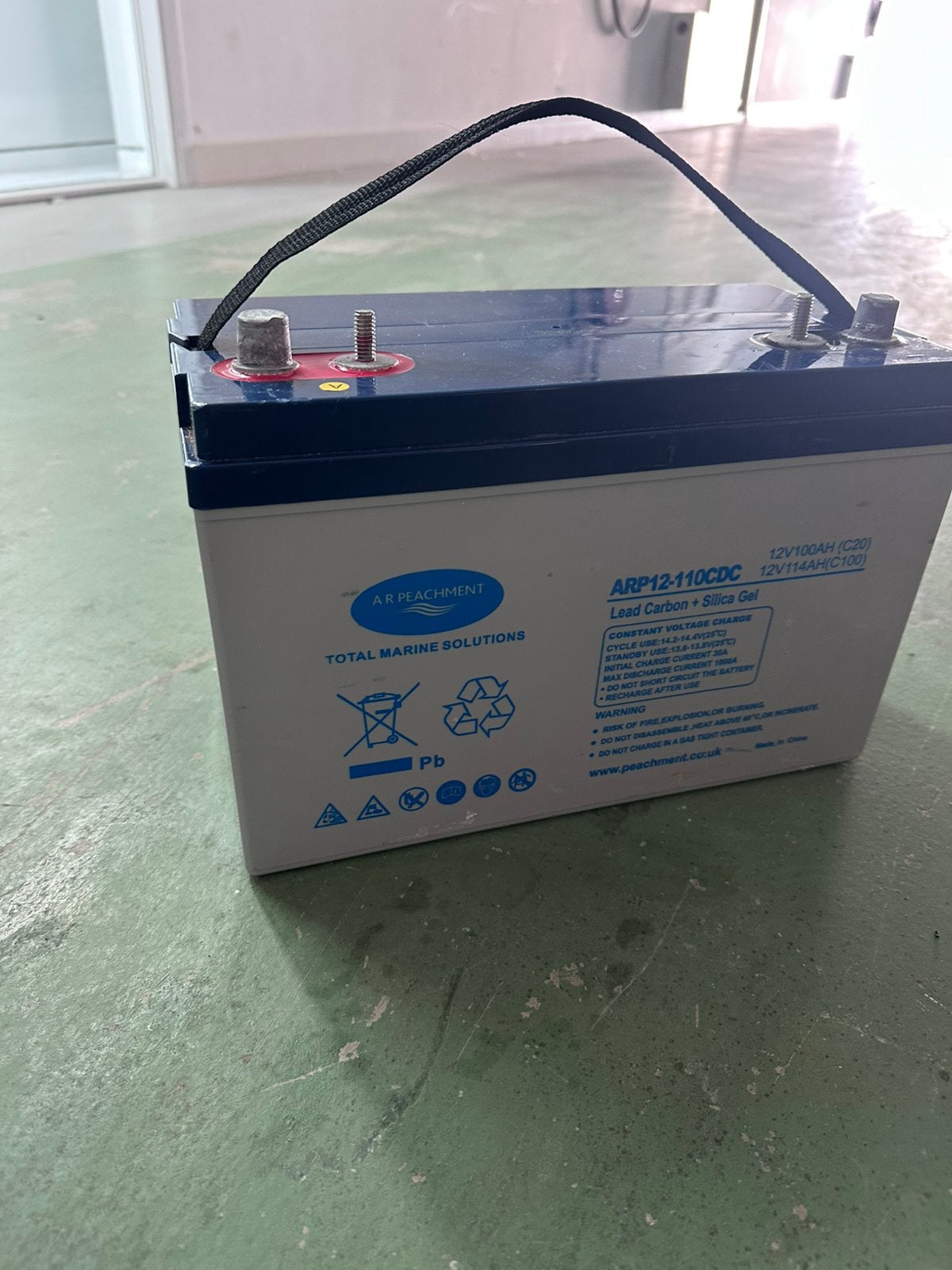 12V 110 AH gel accu, Ophalen of Verzenden, Nieuw
