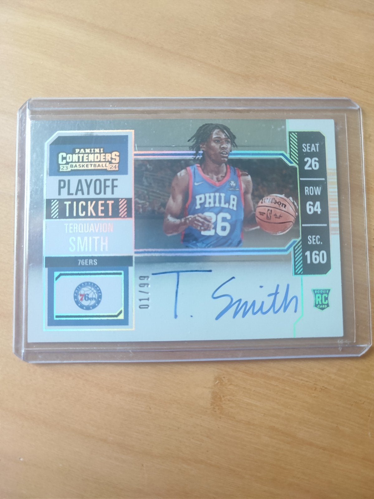 Terquavion Smith 01/99 autograph 76ers, Verzenden, Zo goed als nieuw