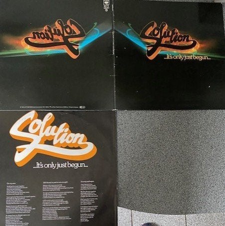 handtekeningen:Solution:It'sOnlyJustBegun/Fully interlocking, LP, Progressive Rock, Ophalen of Verzenden, Zo goed als nieuw