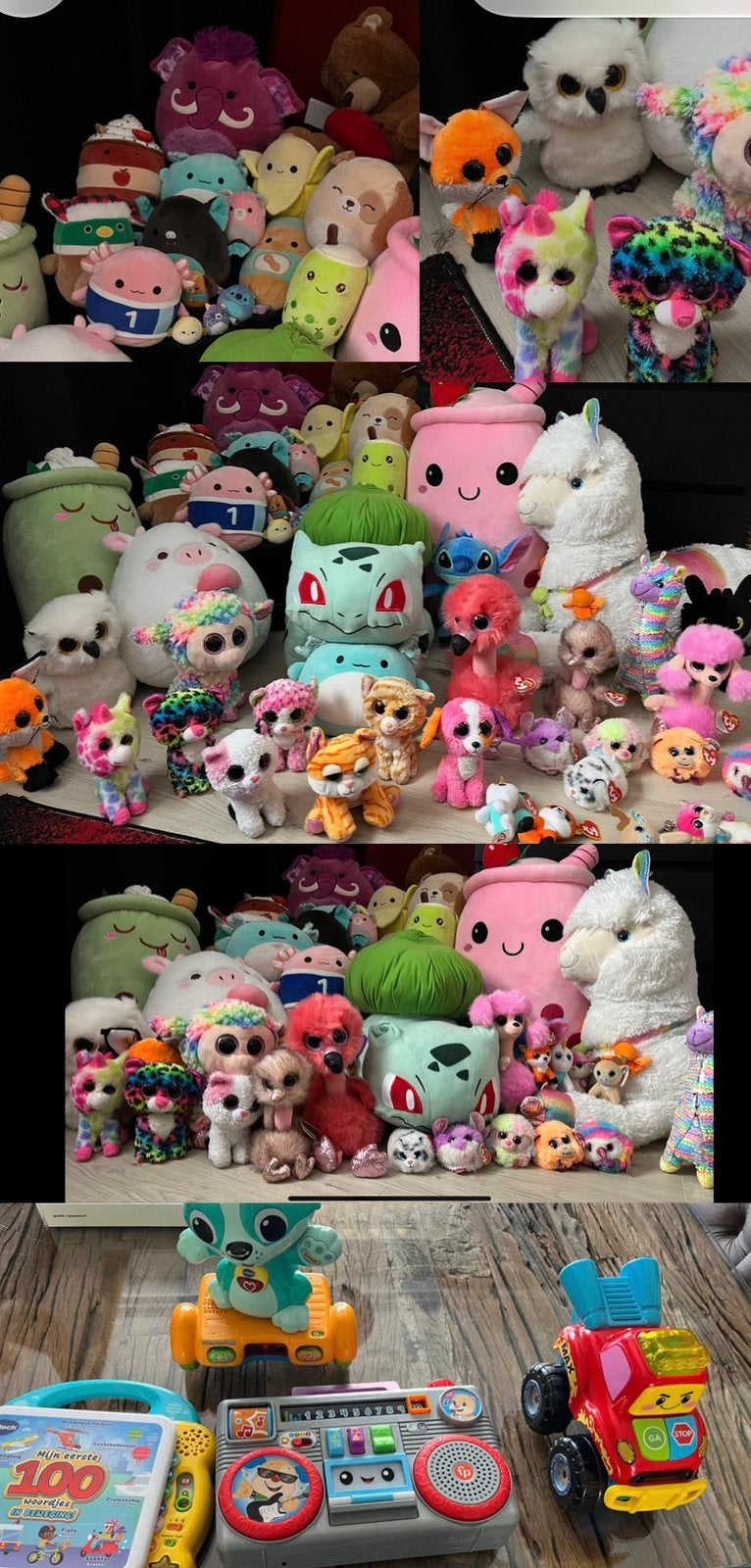Sinterklaas of kerst kado knuffels Squishmallows en m, Overige merken, Overige karakters, Korrelvulling, Overige typen