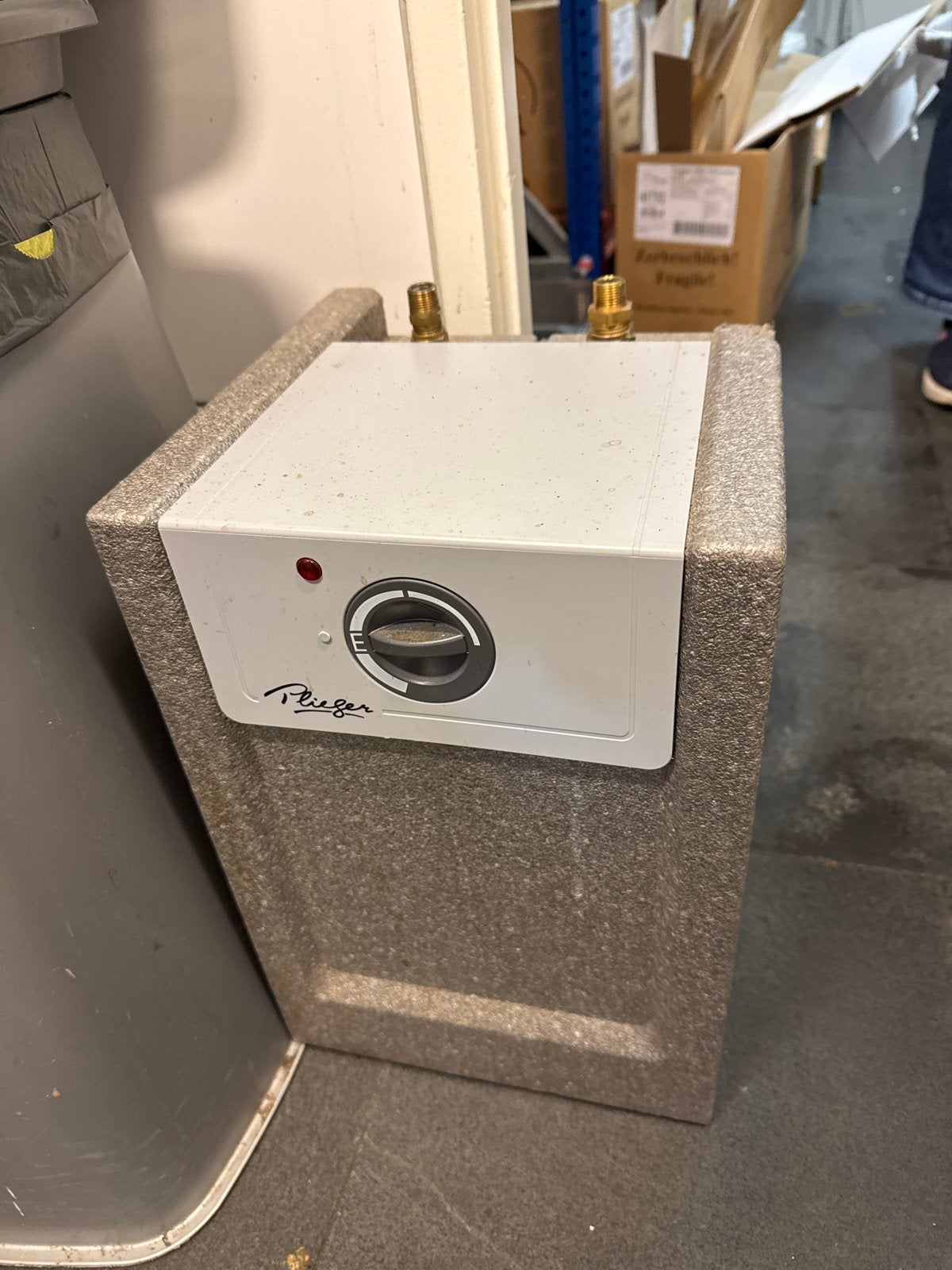 Plieger 10 Hotfill boiler - 10 liter, Witgoed en Apparatuur, Ophalen, Gebruikt, 60 cm of meer, Gas