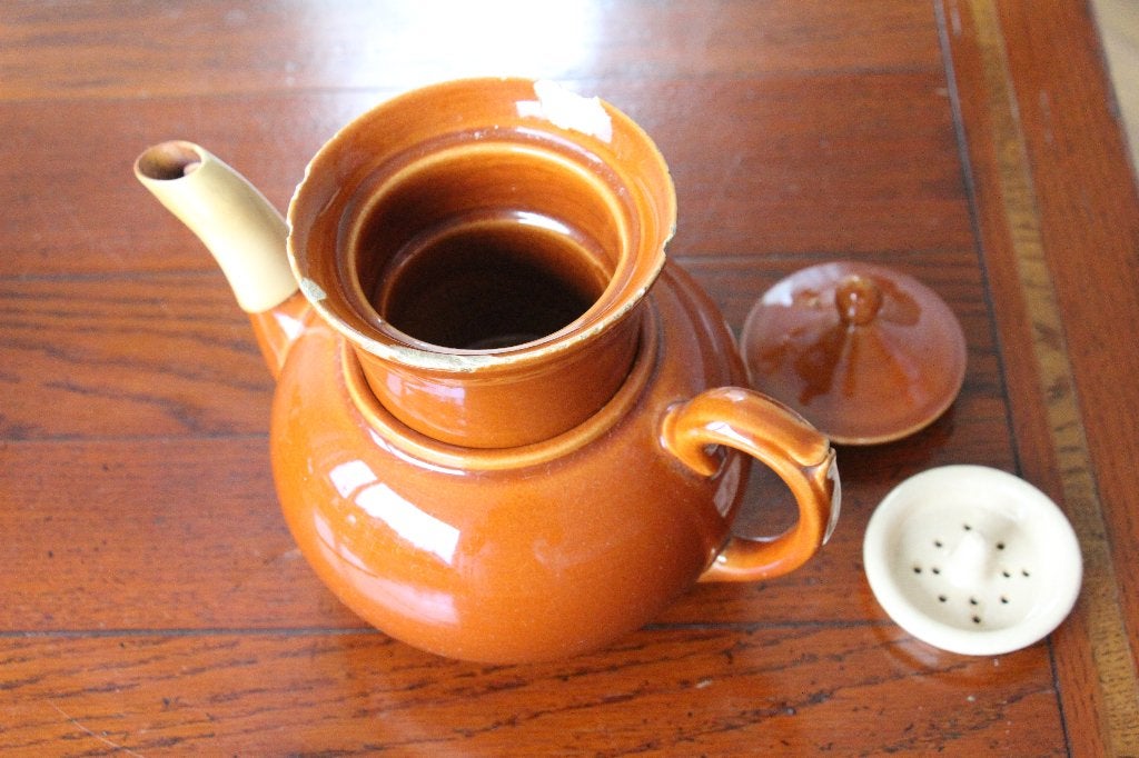 koffiepot met filter (aardenwerk), Ophalen of Verzenden