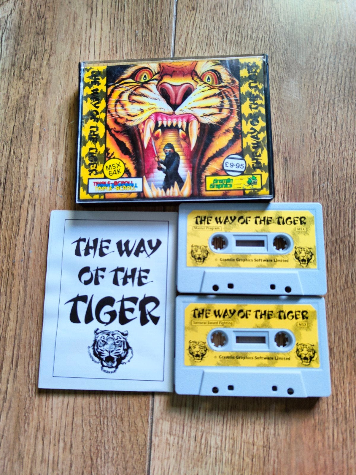 MSX spel - Gremlin Graphics the Way of the Tiger, Computers en Software, Vintage Computers, Ophalen of Verzenden