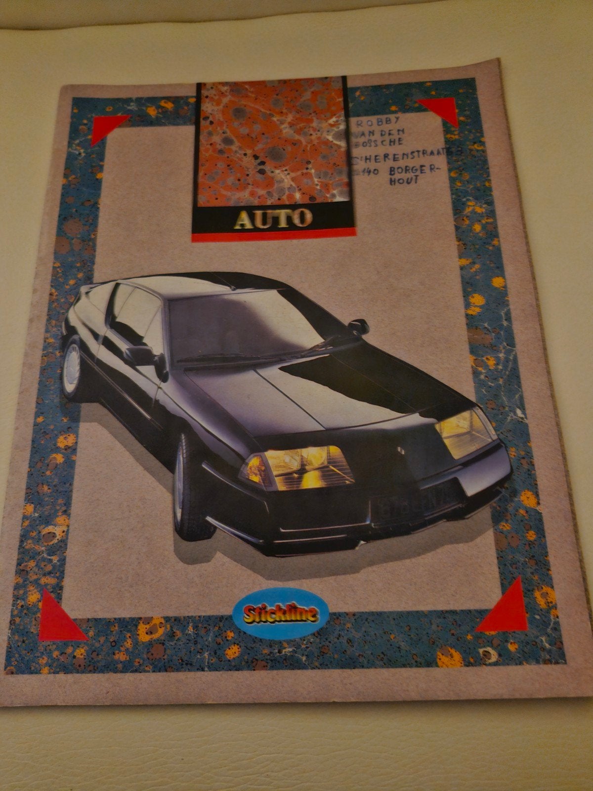 Vintage Stickeralbum Auto's - met Old Timers, Ophalen of Verzenden, Gebruikt, Auto's