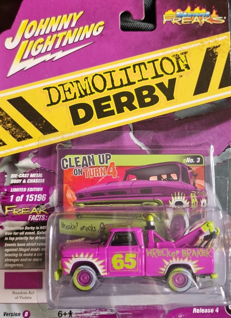 Chevrolet Tow Truck "Demolition Derby"Johnny Lightning 1:64, Christian@diecastcompany.nl, Auto, Diecast Company, Nieuw