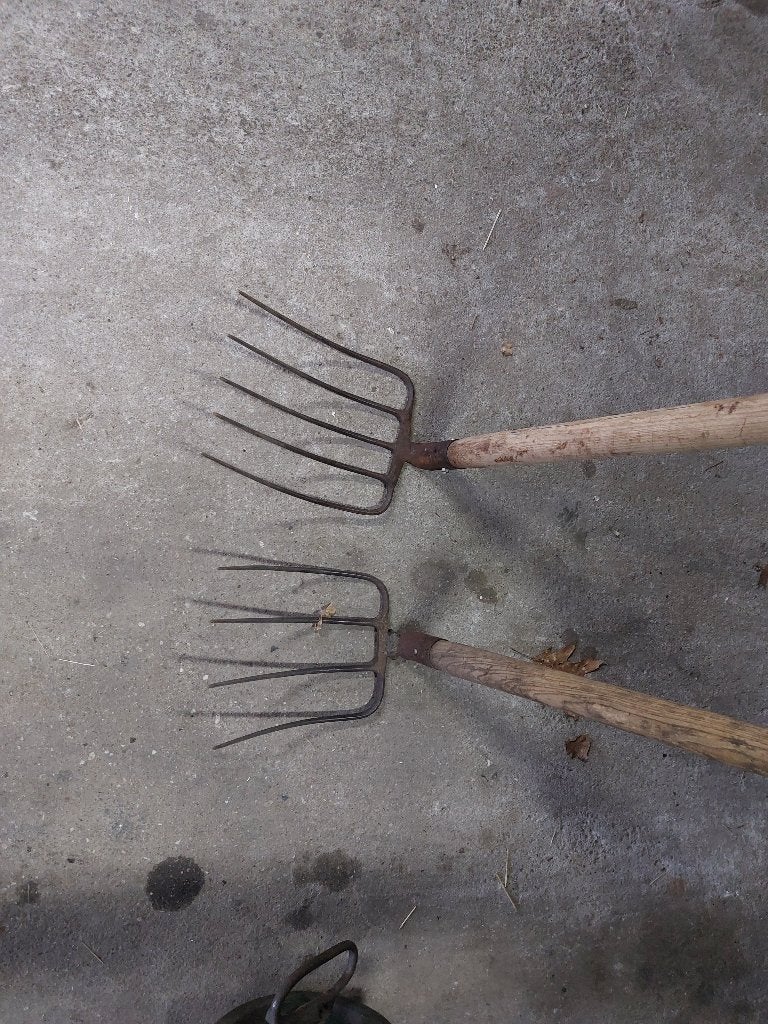 Mestvork, Tuin en Terras, Hand-tuingereedschap, Ophalen, Zo goed als nieuw, Vork