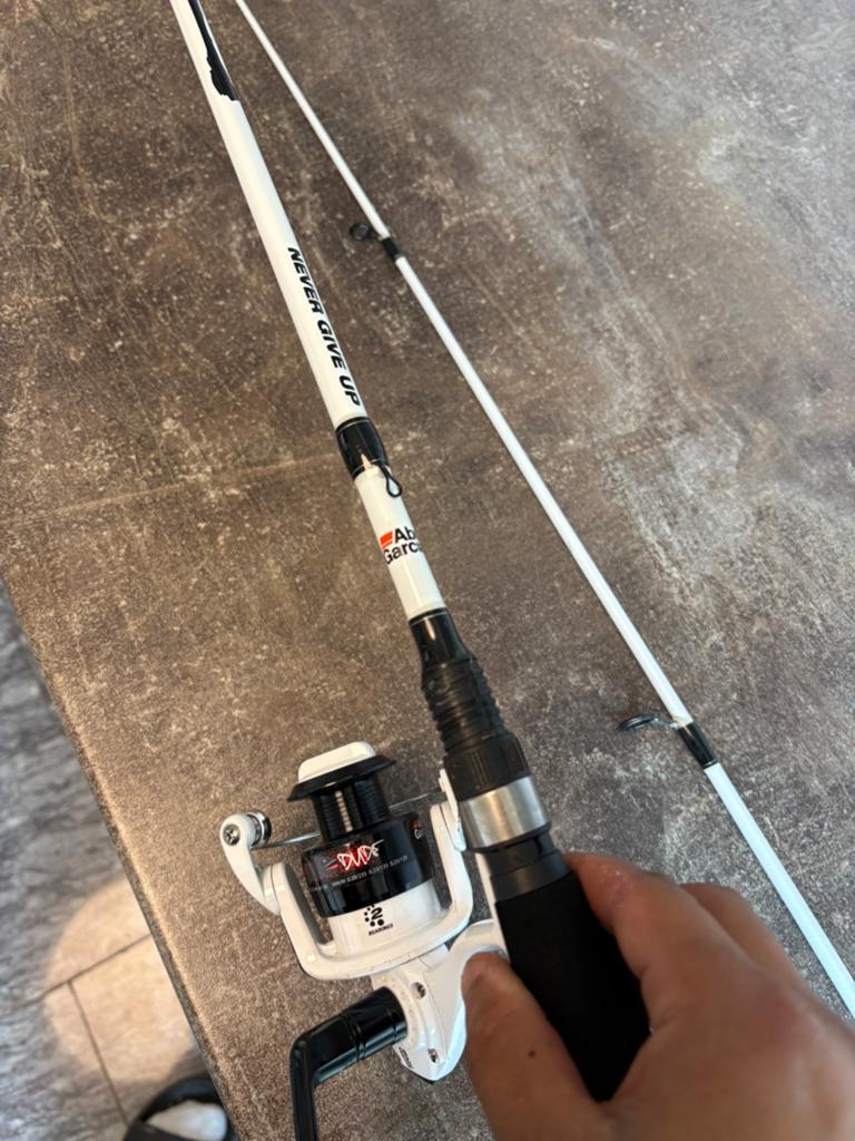 Abu garcia 3-15g spinhengel, Ophalen, Zo goed als nieuw, Werphengel