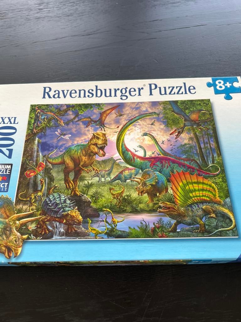 Ravensburger Puzzel 200 stukjes Dinosaurus, Ophalen of Verzenden, Zo goed als nieuw