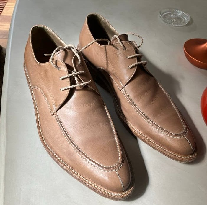 Doucal's stijlvolle kwaliteitsschoen - 1x gedragen, Bruin, Ophalen of Verzenden, Zo goed als nieuw, Veterschoenen